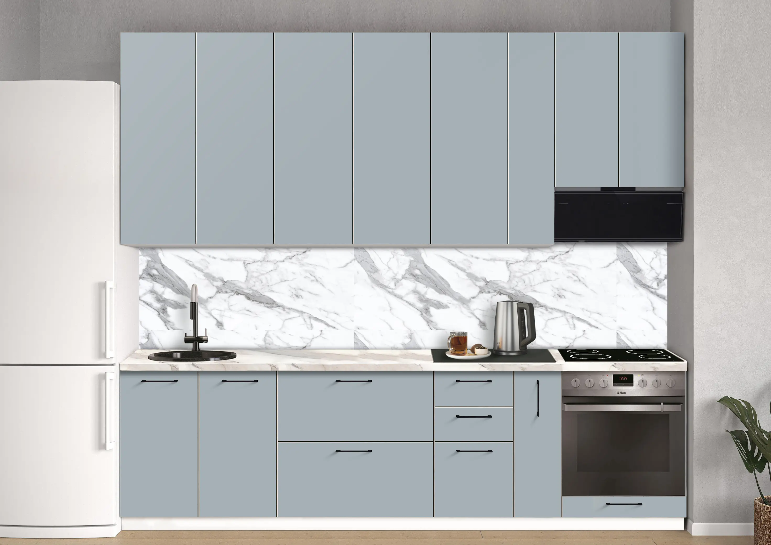 Bucatarie modulara Modern Bono 5 H110 2.8m