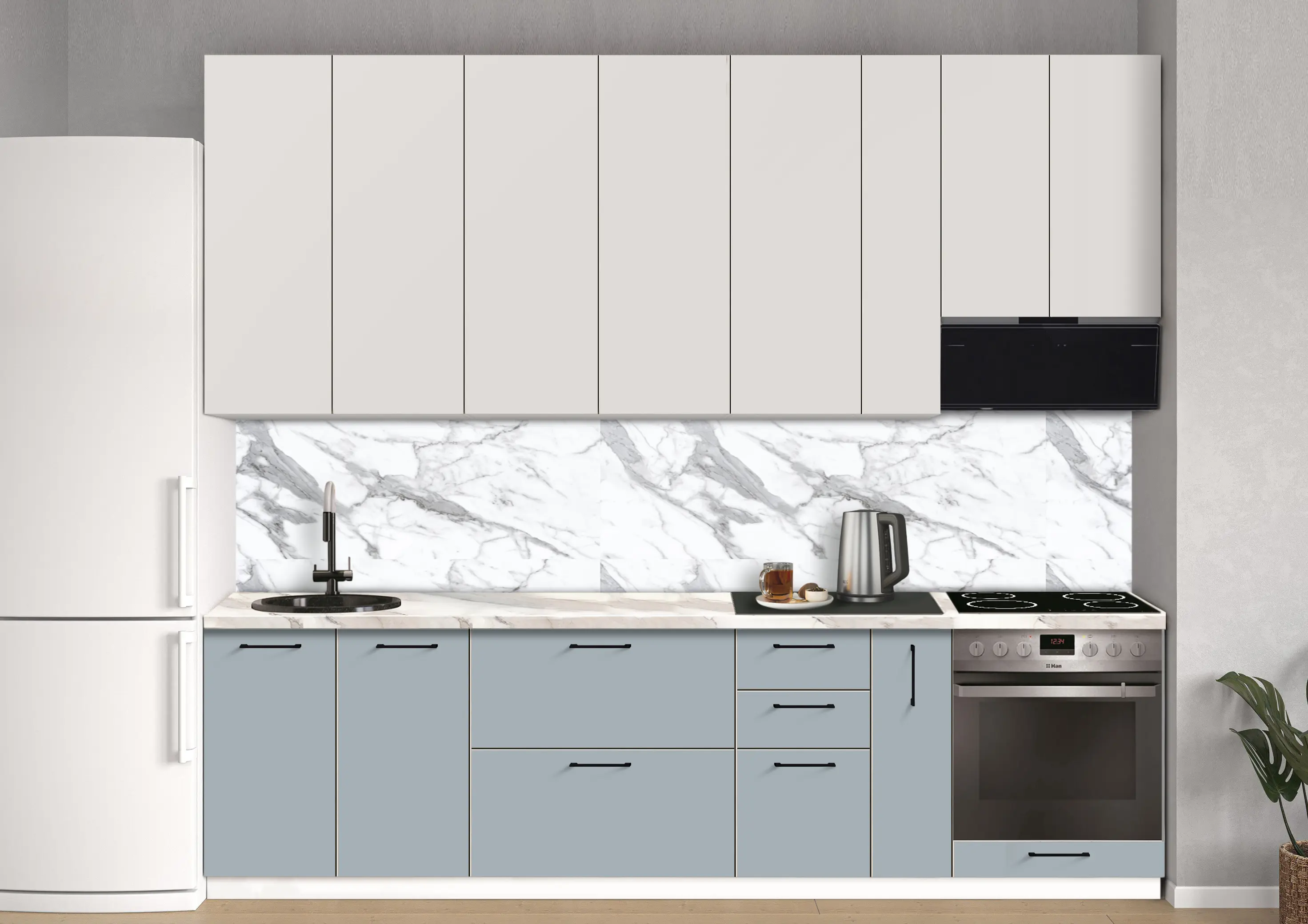 Bucatarie modulara Modern Bono 5 H110 2.8m