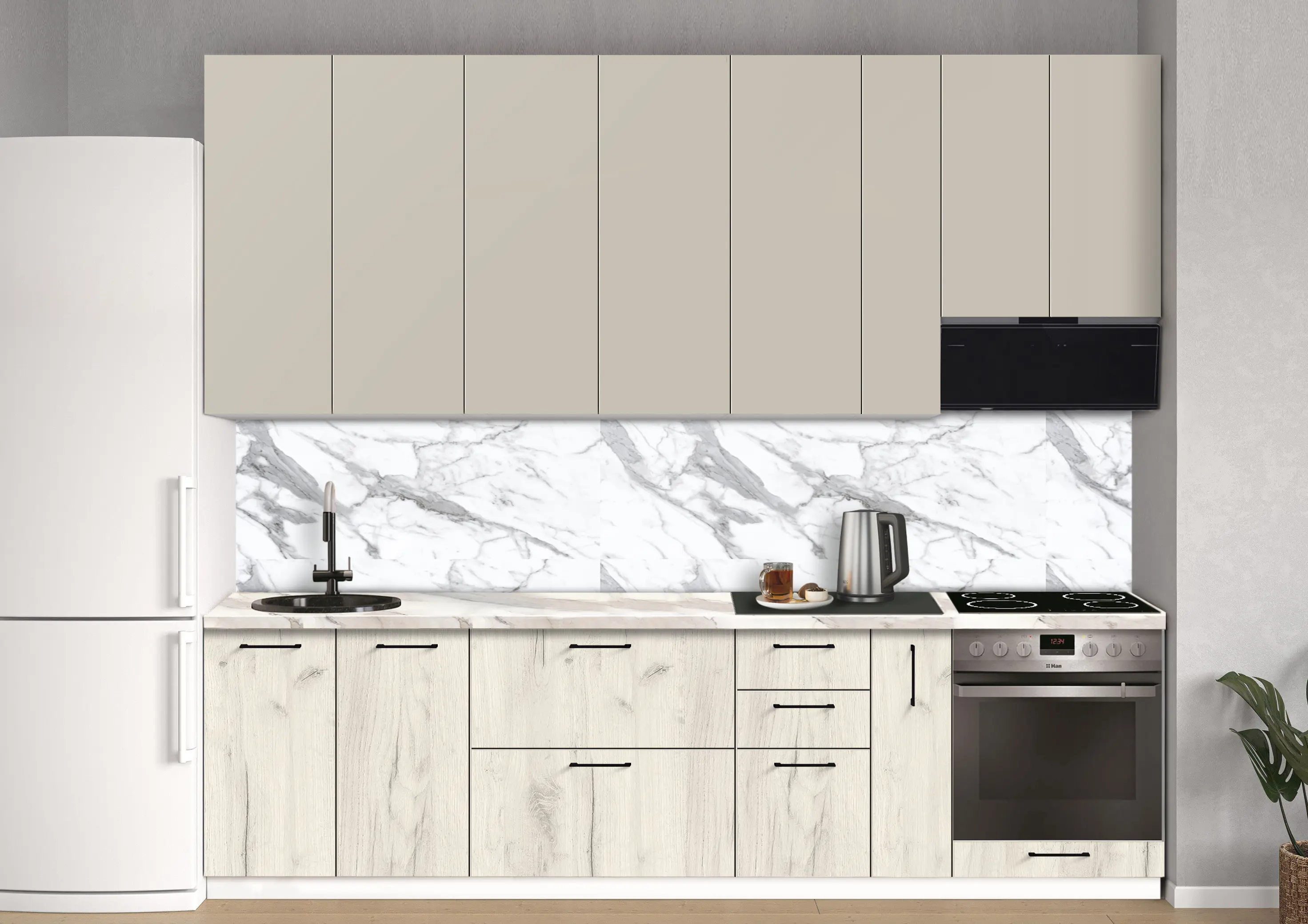 Bucatarie modulara Modern Bono 5 H110 2.8m