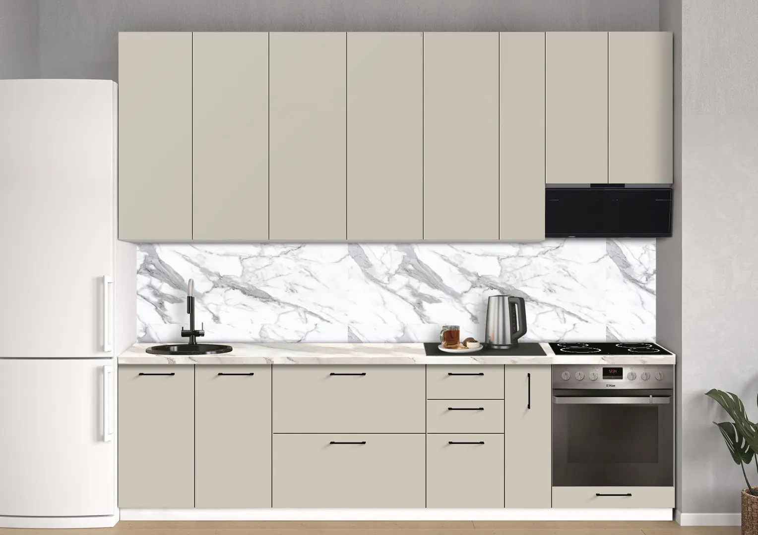 Bucatarie modulara Modern Bono 5 H110 2.8m