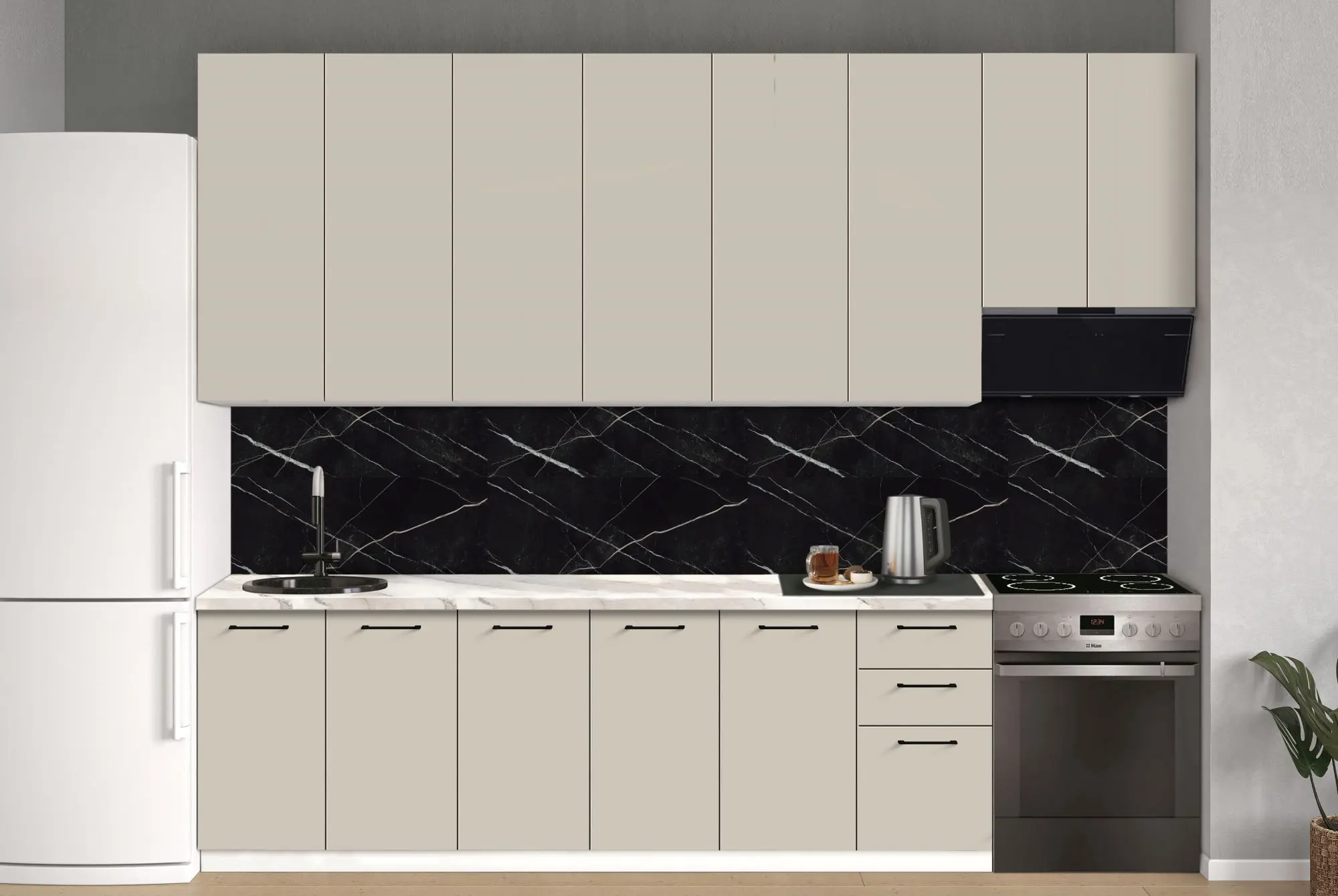 Bucatarie modulara Modern Bono 5 H110 3.0m