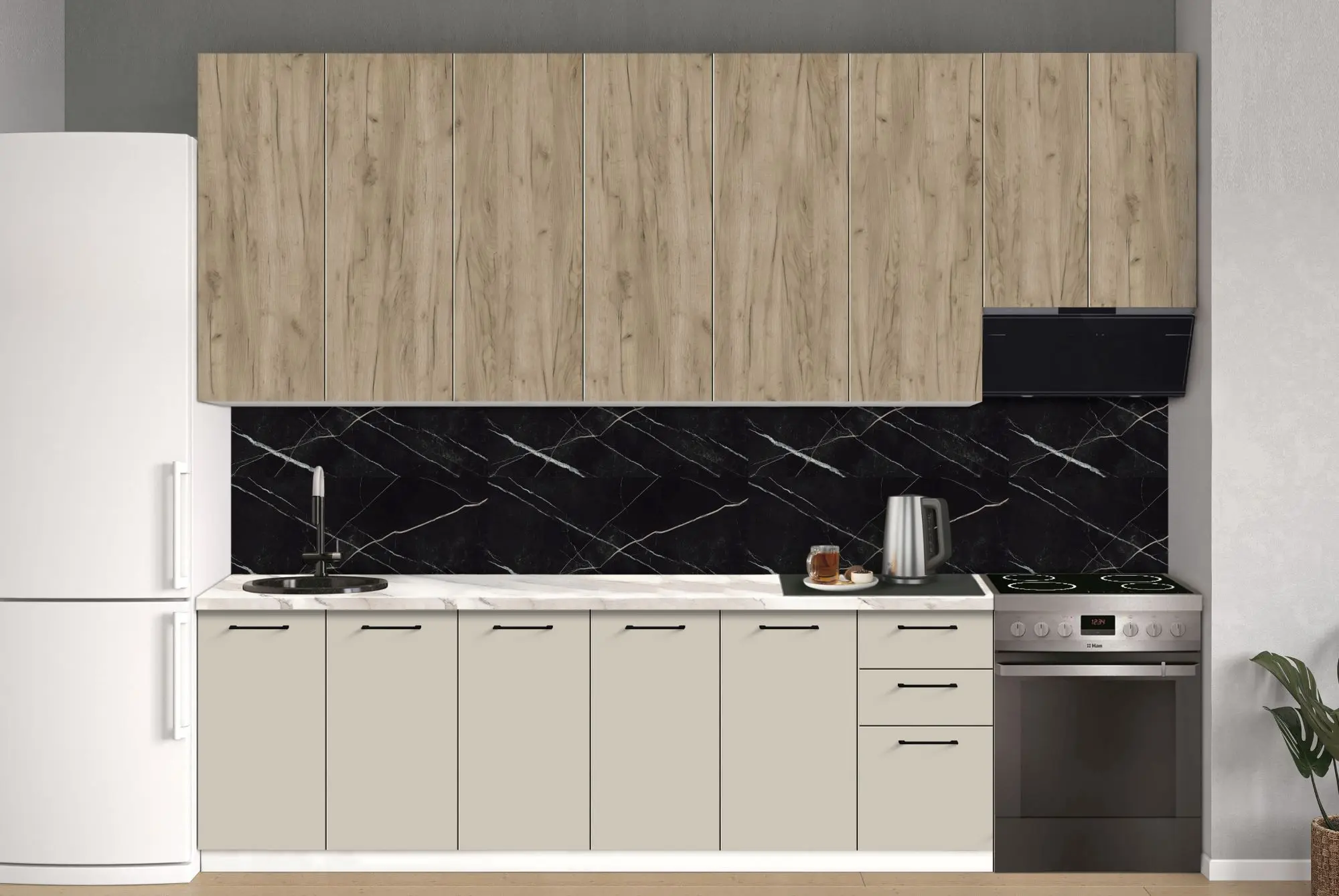 Bucatarie modulara Modern Bono 5 H110 3.0m