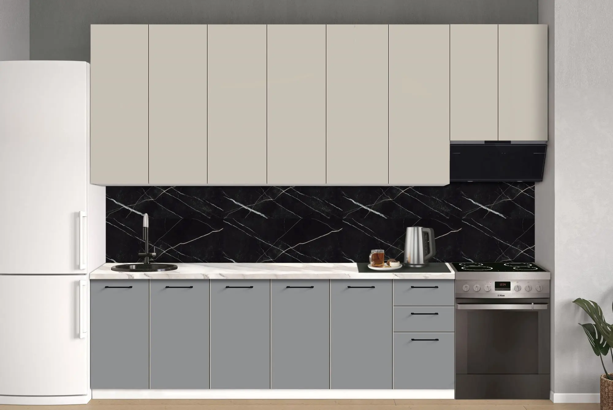 Bucatarie modulara Modern Bono 5 H110 3.0m