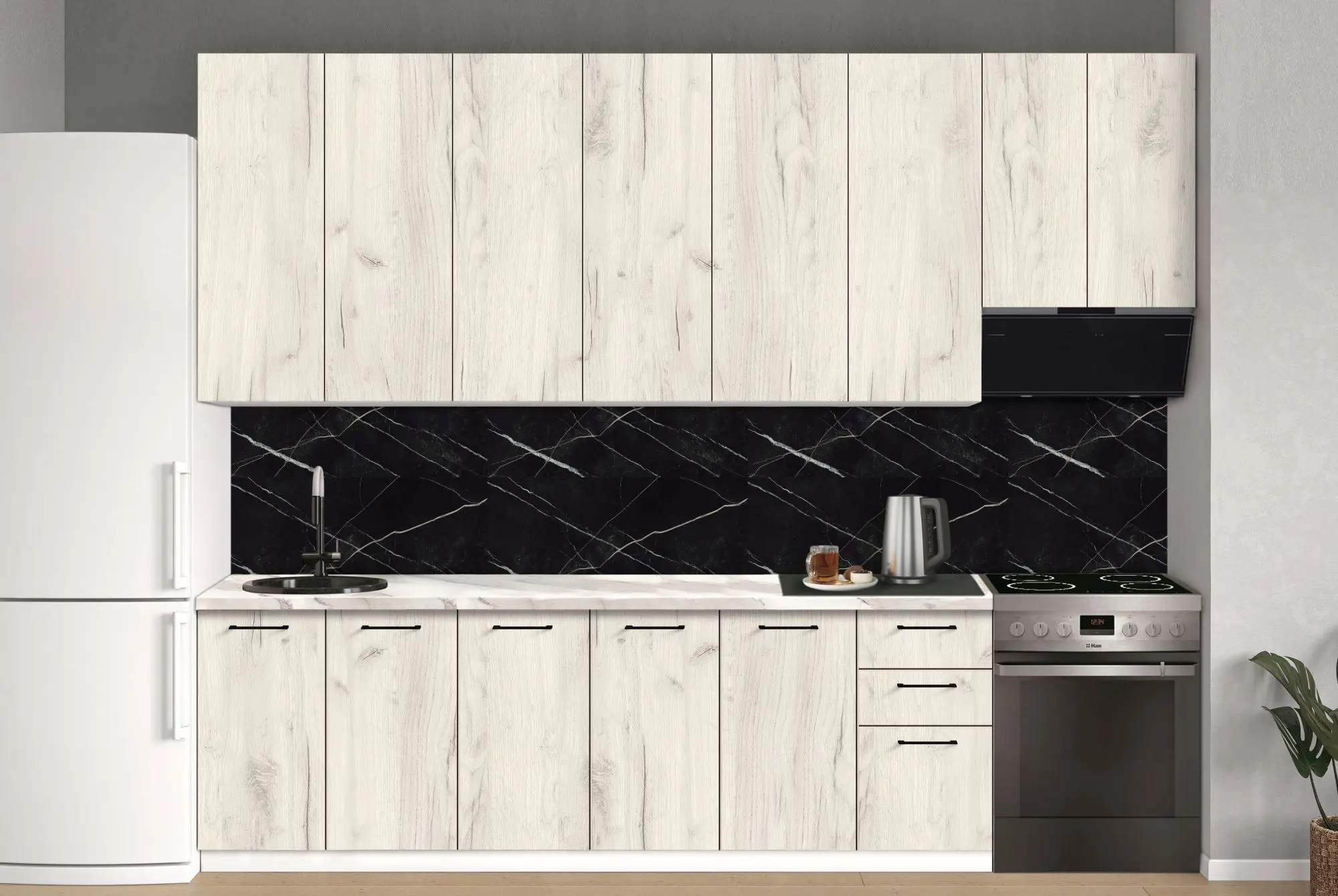 Bucatarie modulara Modern Bono 5 H110 3.0m