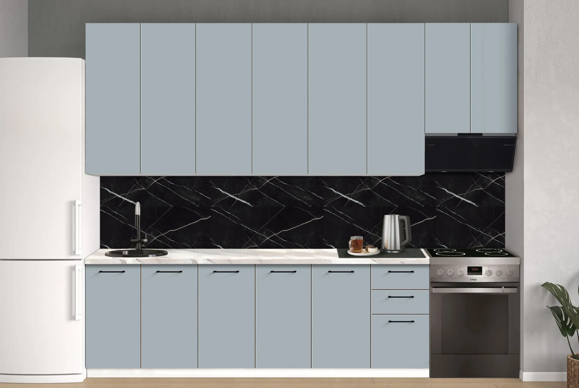 Bucatarie modulara Modern Bono 5 H110 3.0m