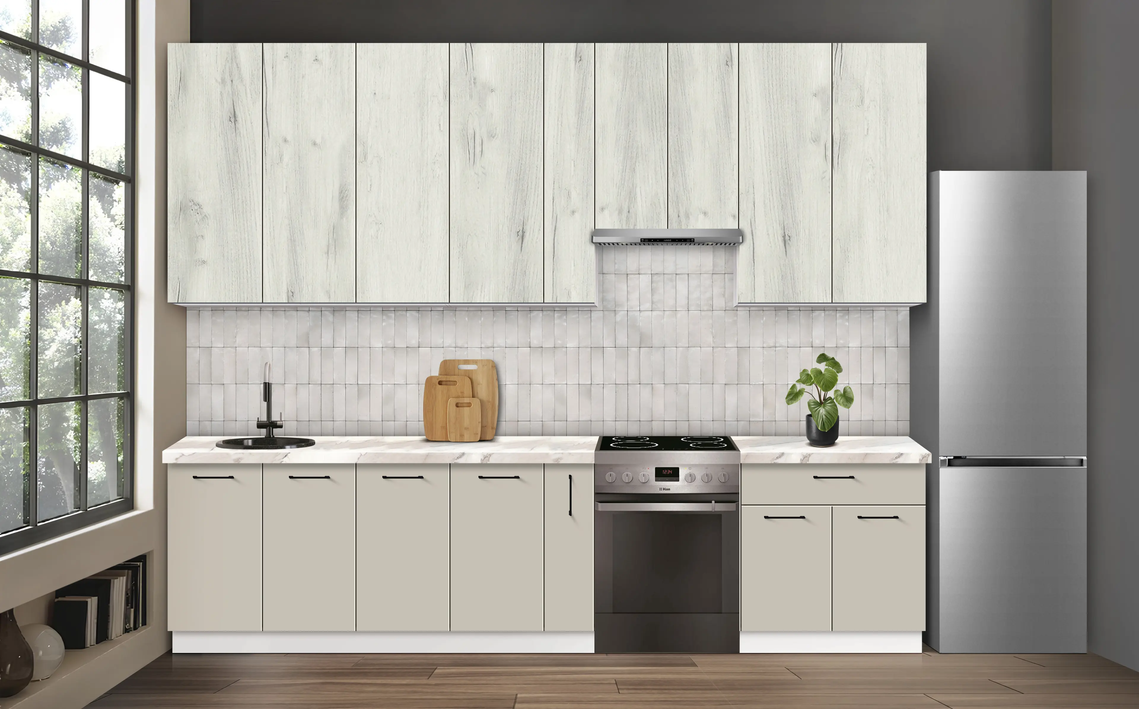 Bucatarie modulara Modern Bono 5 H110 3.2m