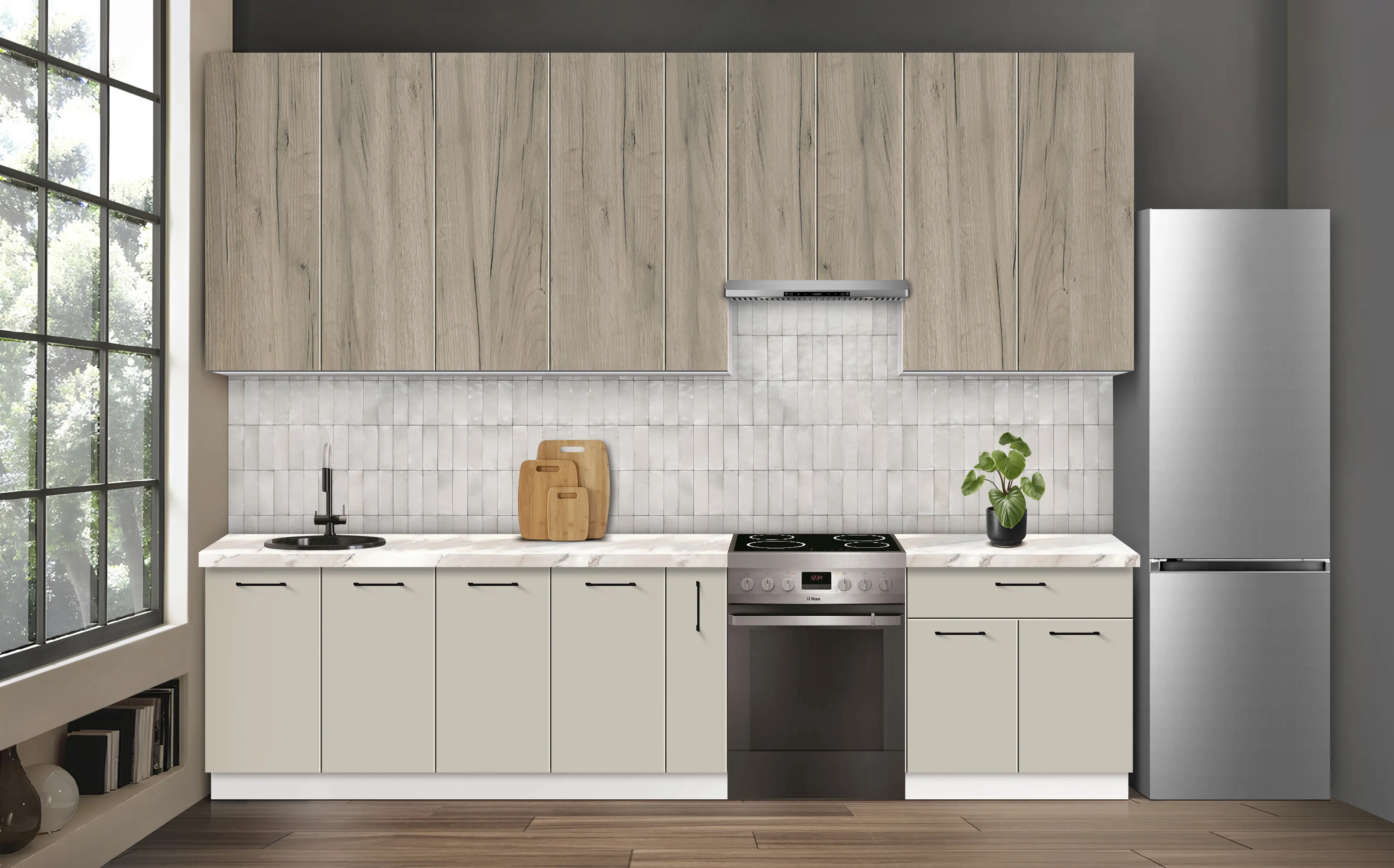 Bucatarie modulara Modern Bono 5 H110 3.2m