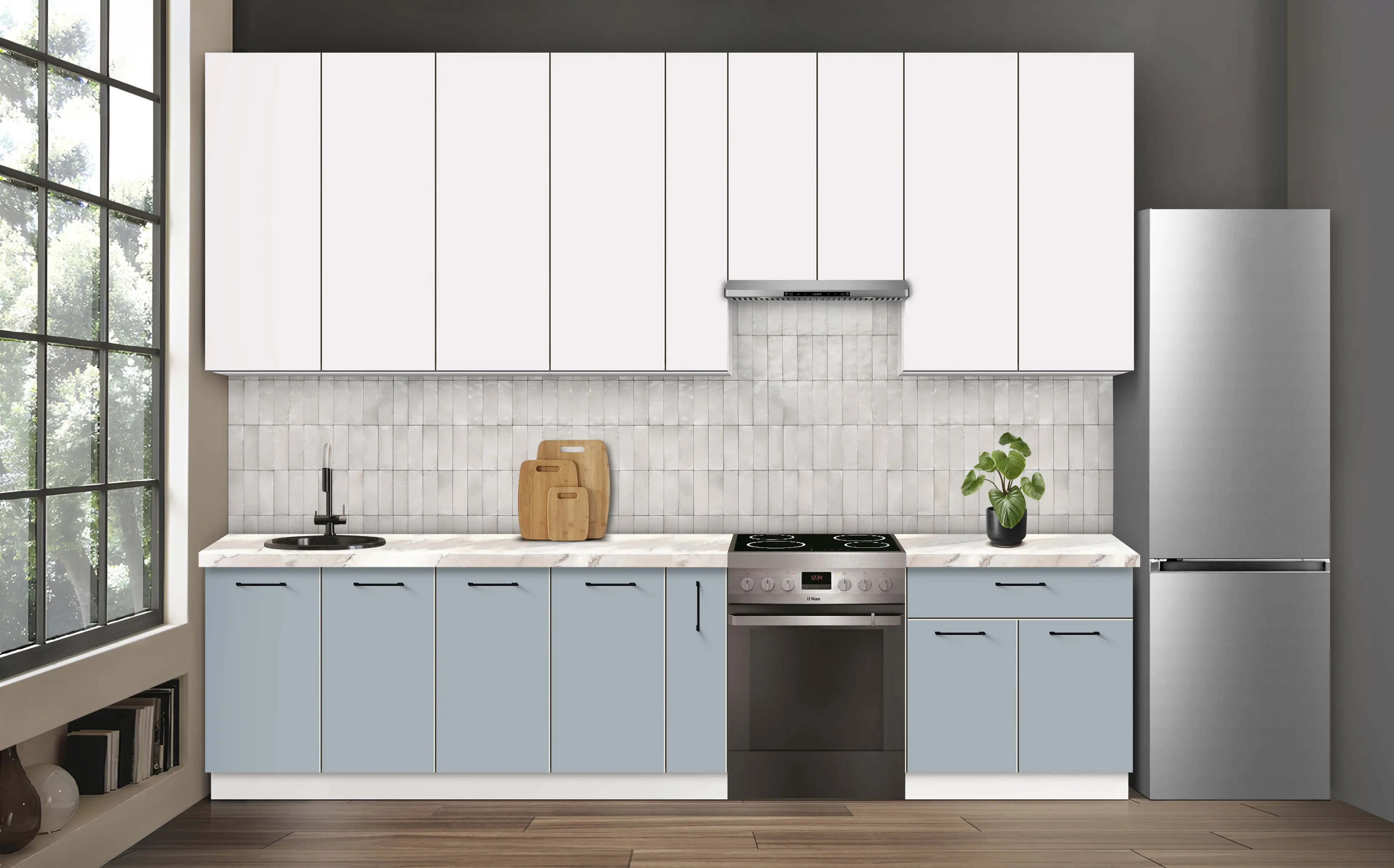 Bucatarie modulara Modern Bono 5 H110 3.2m