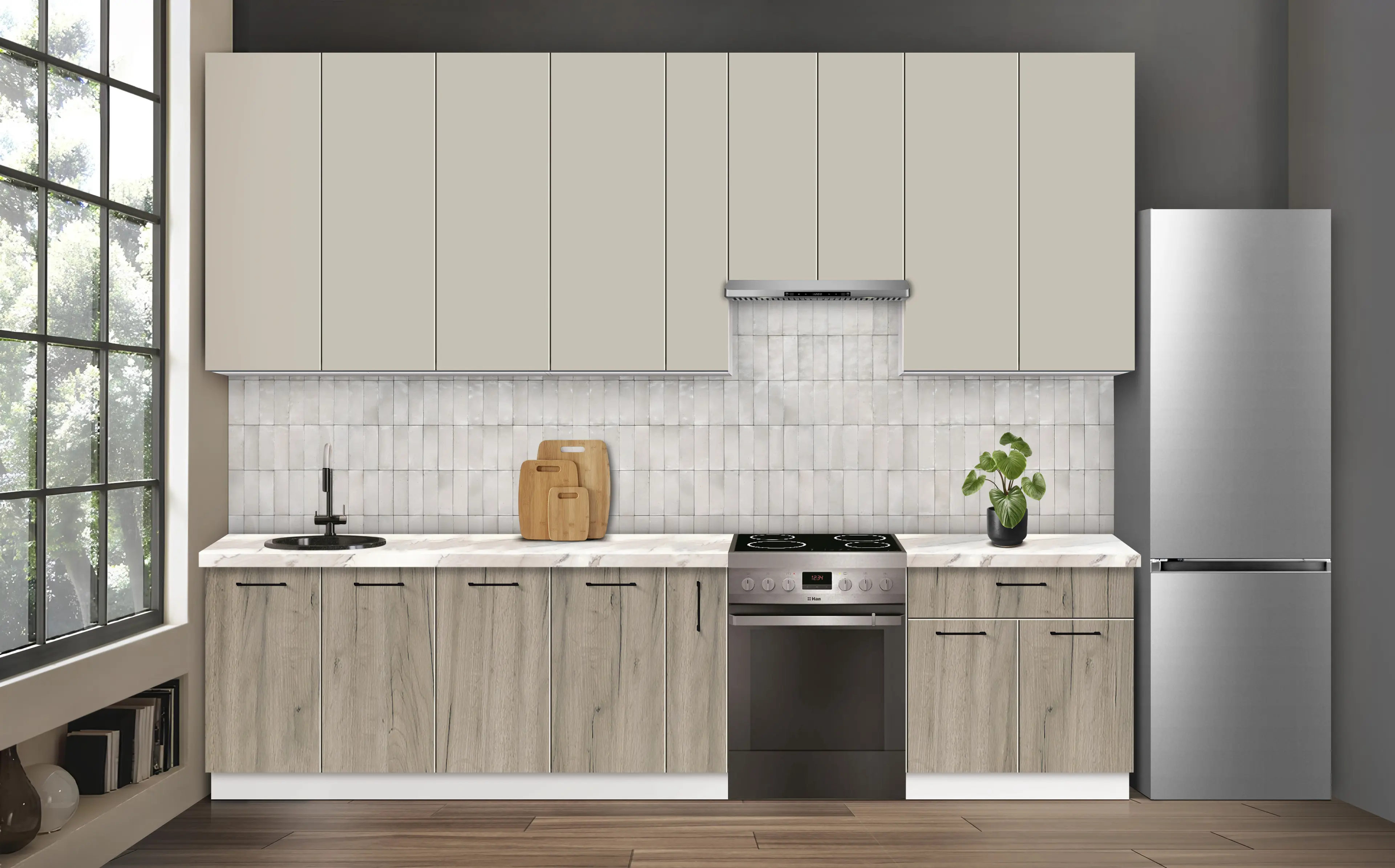 Bucatarie modulara Modern Bono 5 H110 3.2m