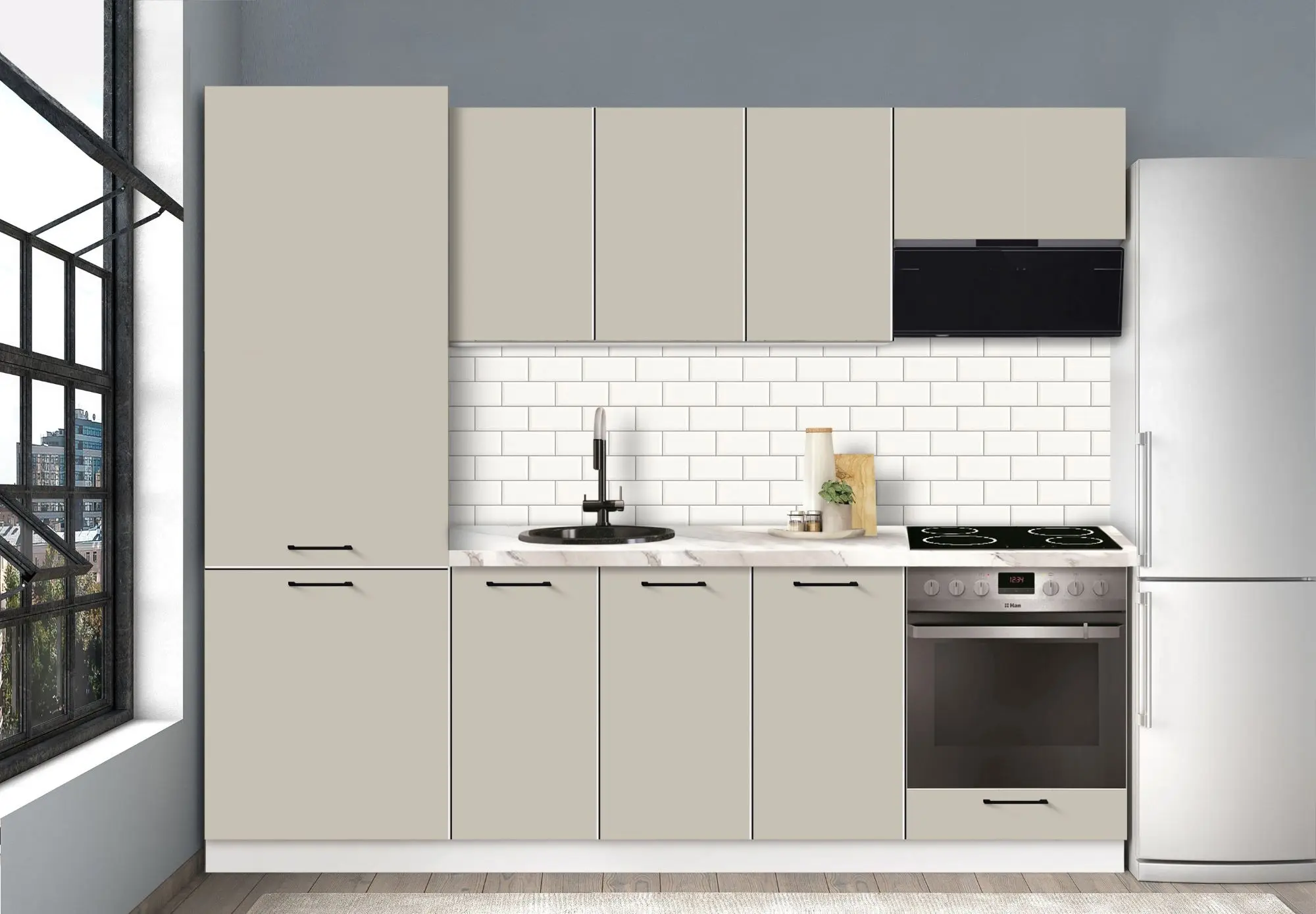 Bucatarie modulara Modern Bono 5 H68 2.4m