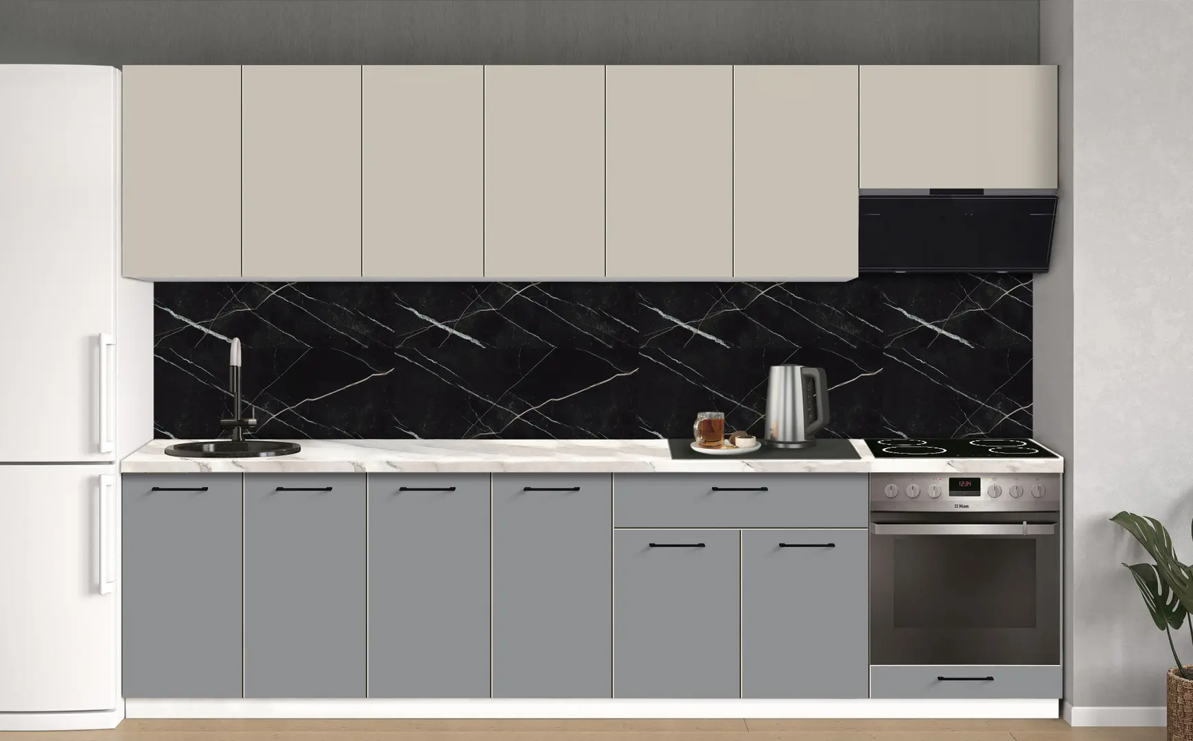 Bucatarie modulara Modern Bono 5 H68 3.0m