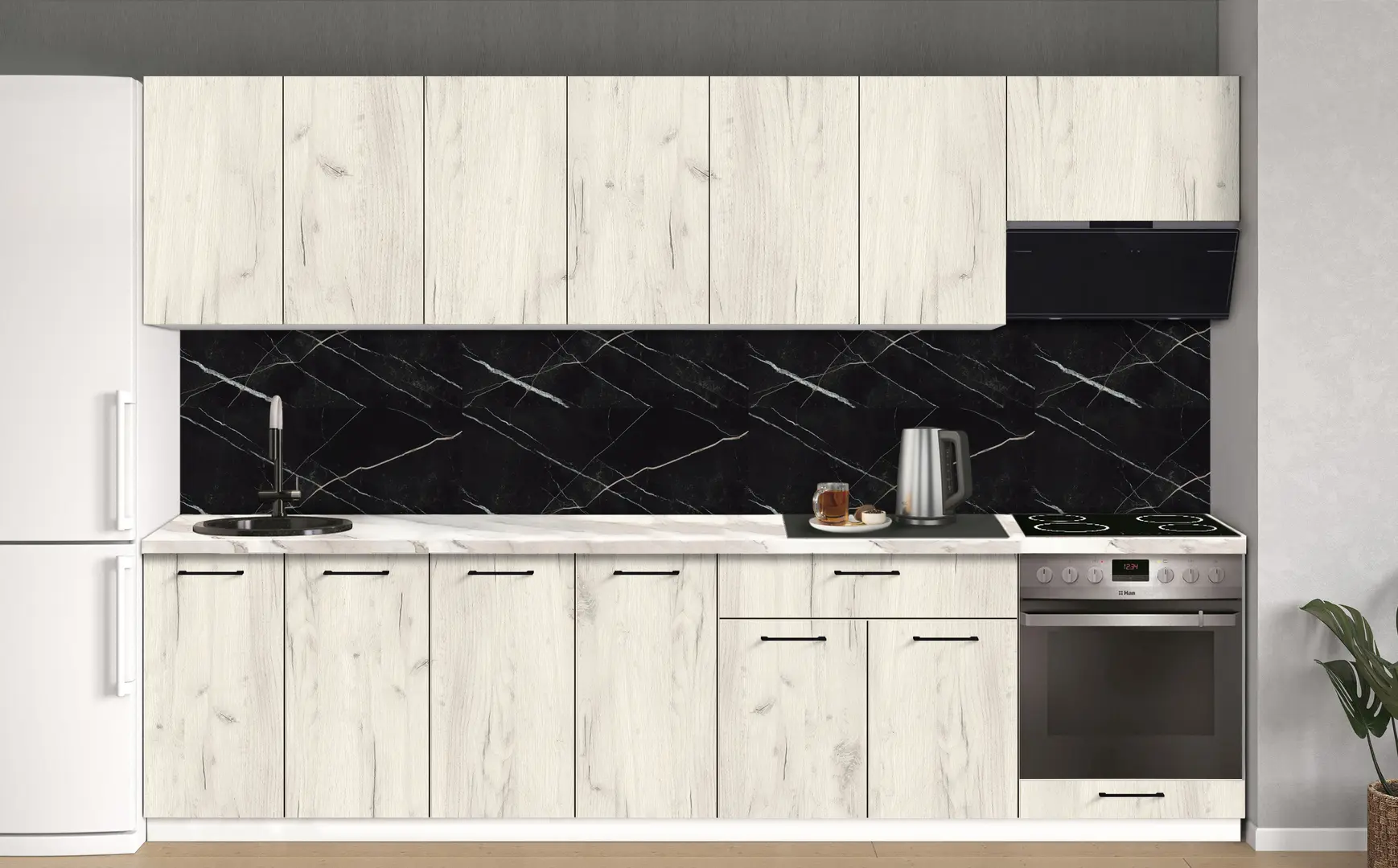 Bucatarie modulara Modern Bono 5 H68 3.0m