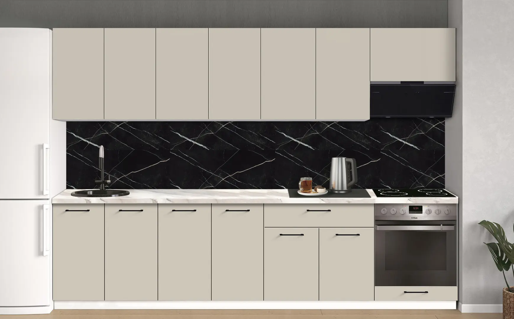 Bucatarie modulara Modern Bono 5 H68 3.0m