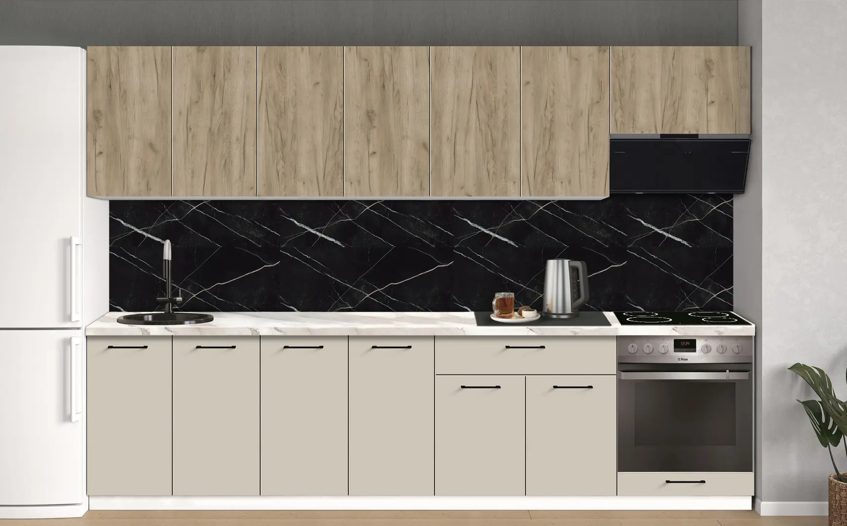 Bucatarie modulara Modern Bono 5 H68 3.0m