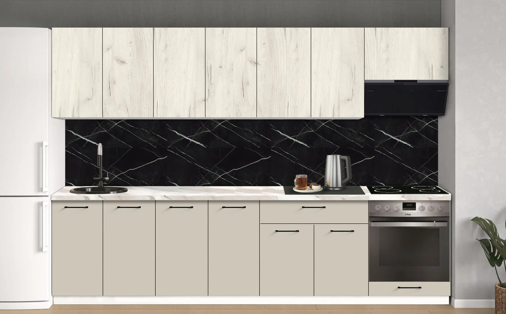 Bucatarie modulara Modern Bono 5 H68 3.0m