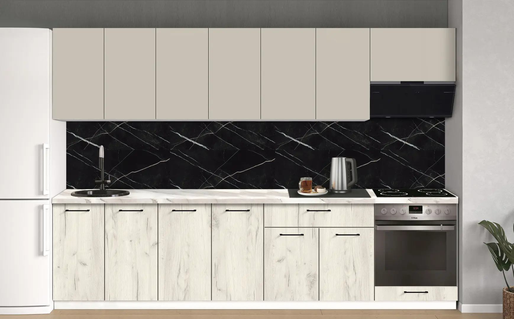 Bucatarie modulara Modern Bono 5 H68 3.0m