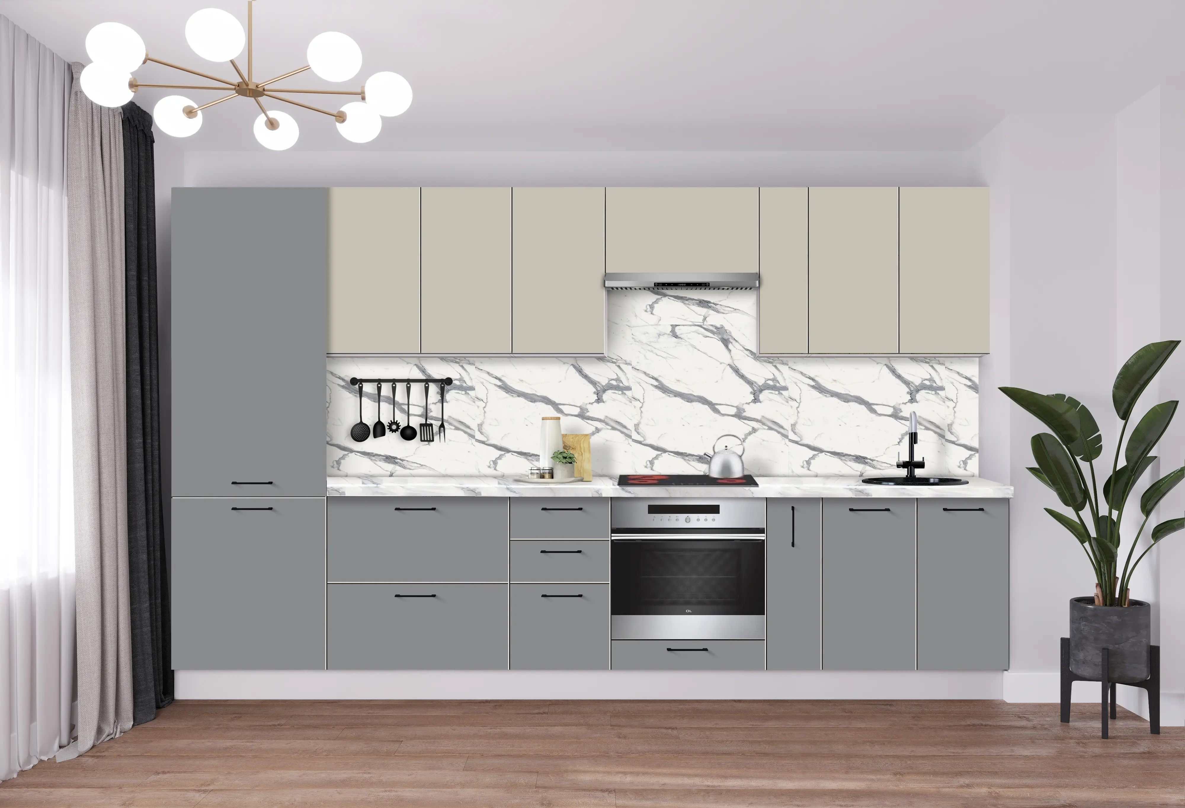 Модульная кухня Modern Bono 5 H68 3.4m