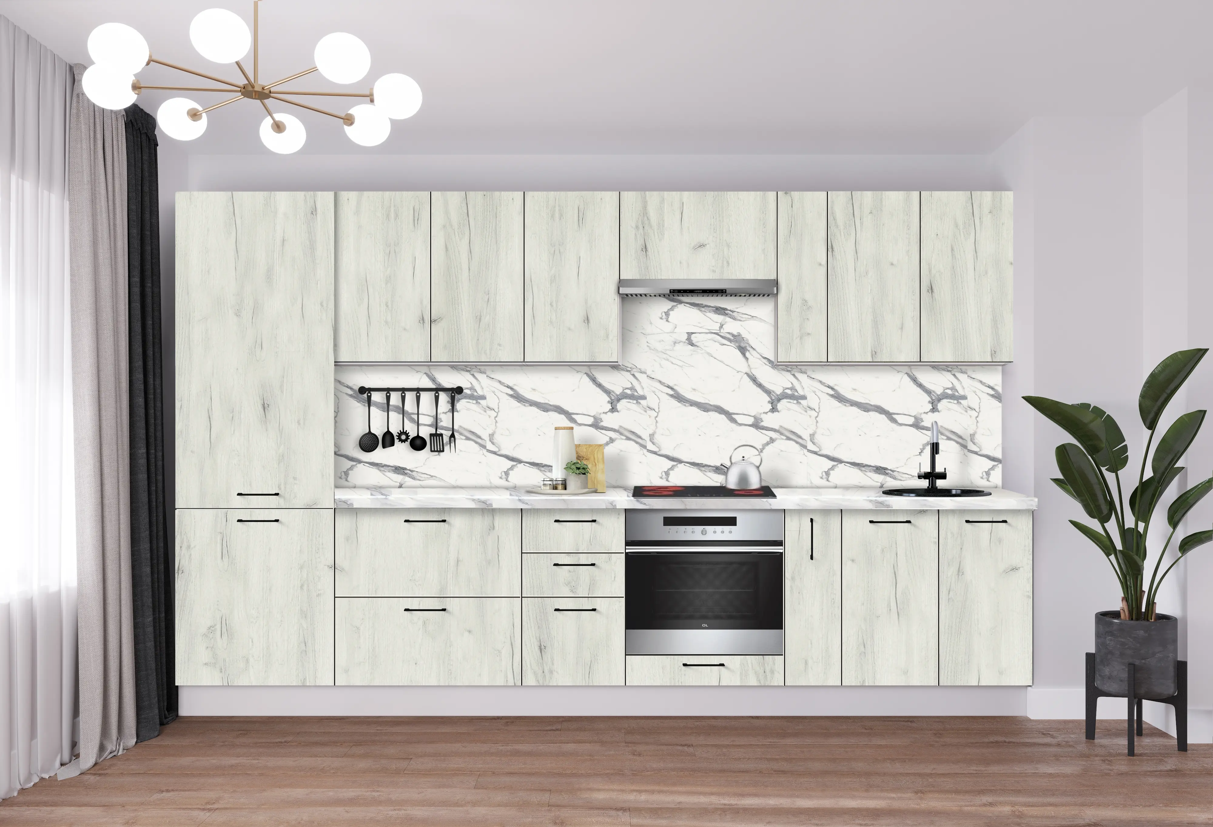 Модульная кухня Modern Bono 5 H68 3.4m