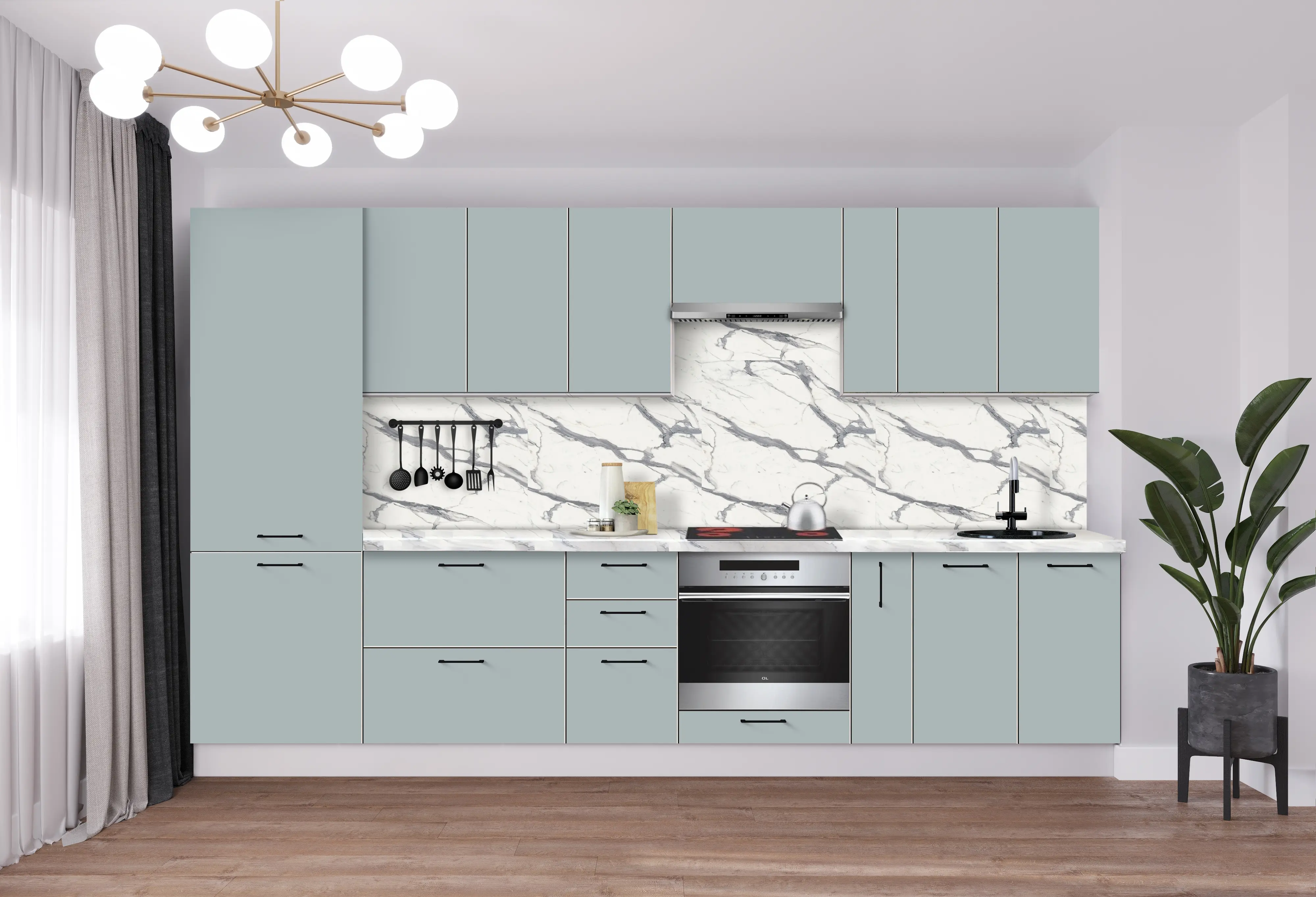 Модульная кухня Modern Bono 5 H68 3.4m