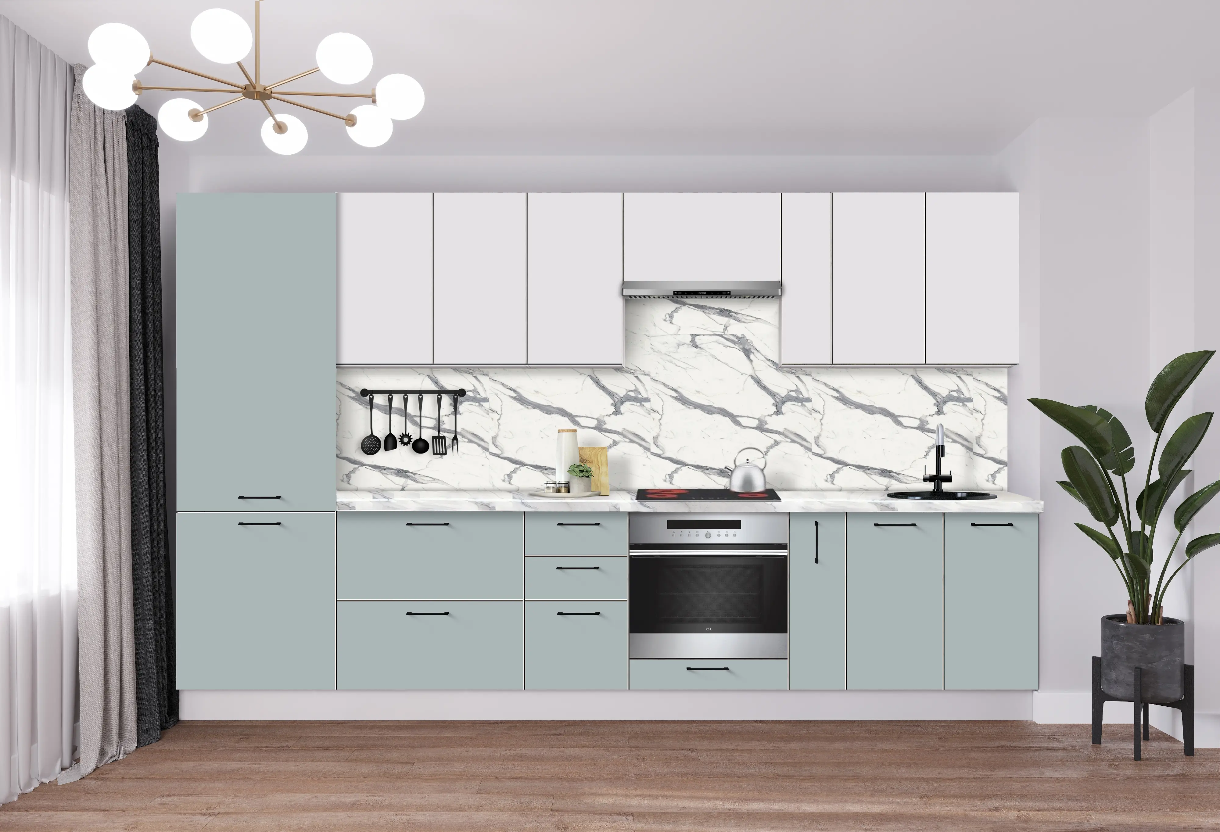 Модульная кухня Modern Bono 5 H68 3.4m