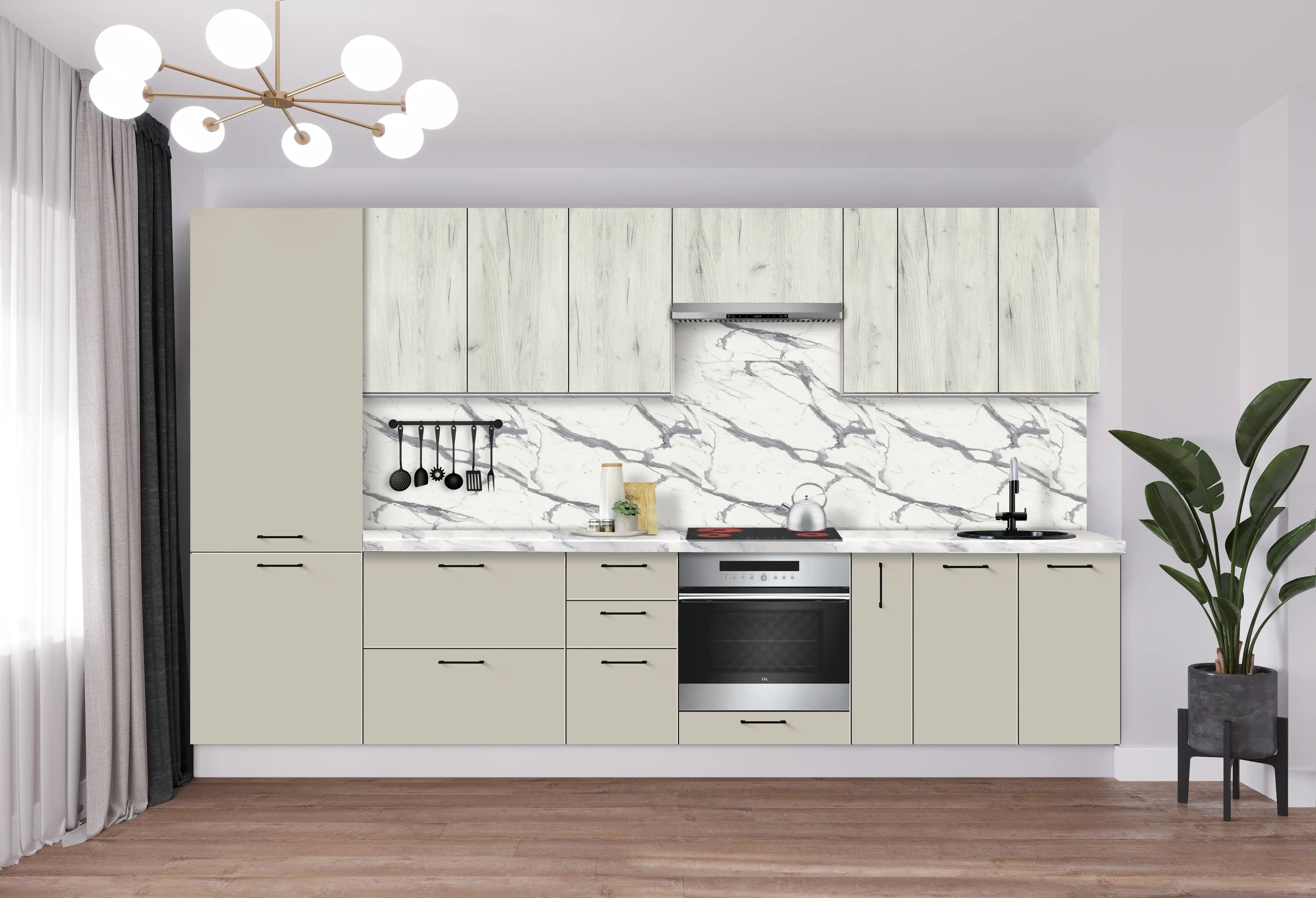 Модульная кухня Modern Bono 5 H68 3.4m