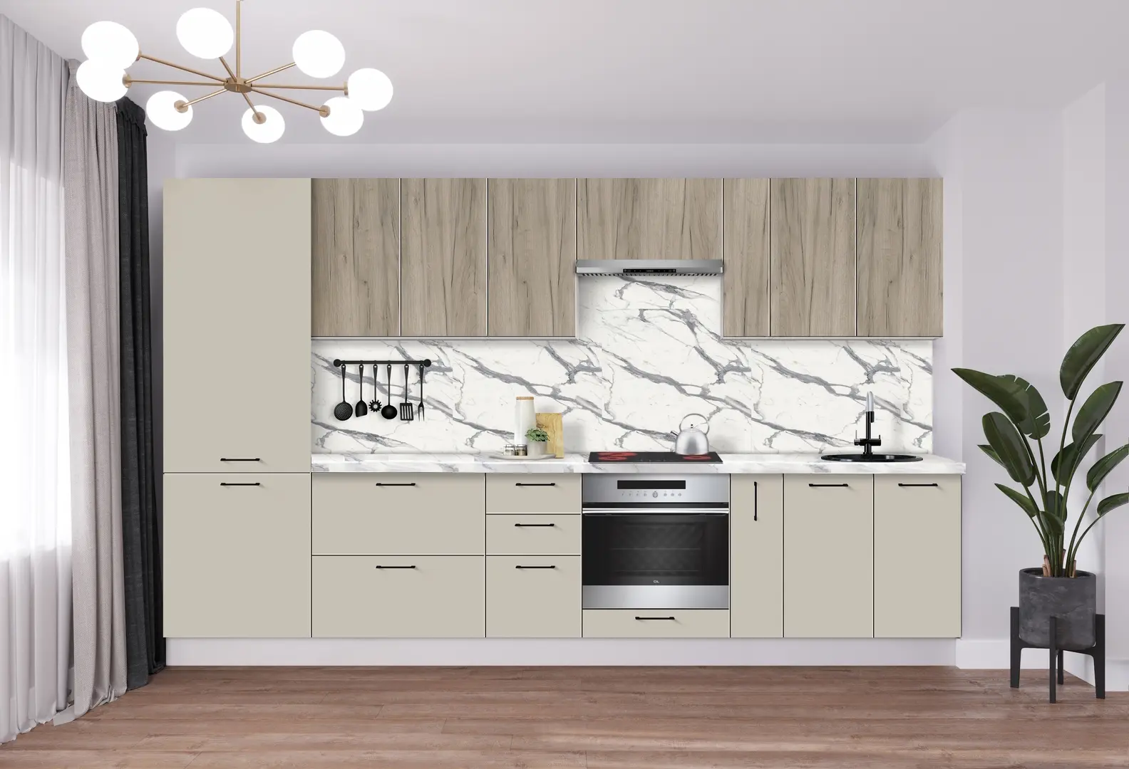 Модульная кухня Modern Bono 5 H68 3.4m