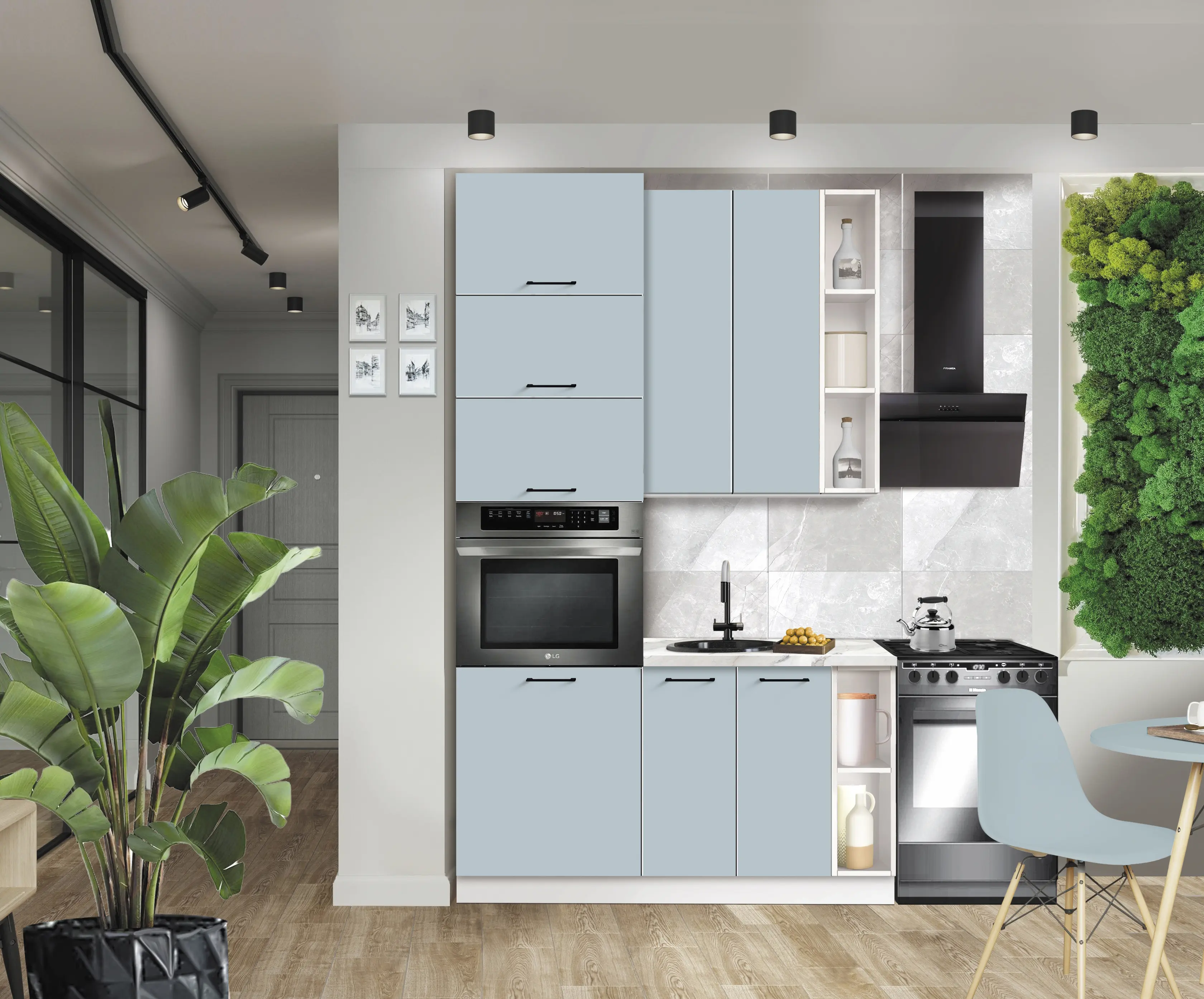 Модульная кухня Modern Bono 6 H110 1.4м