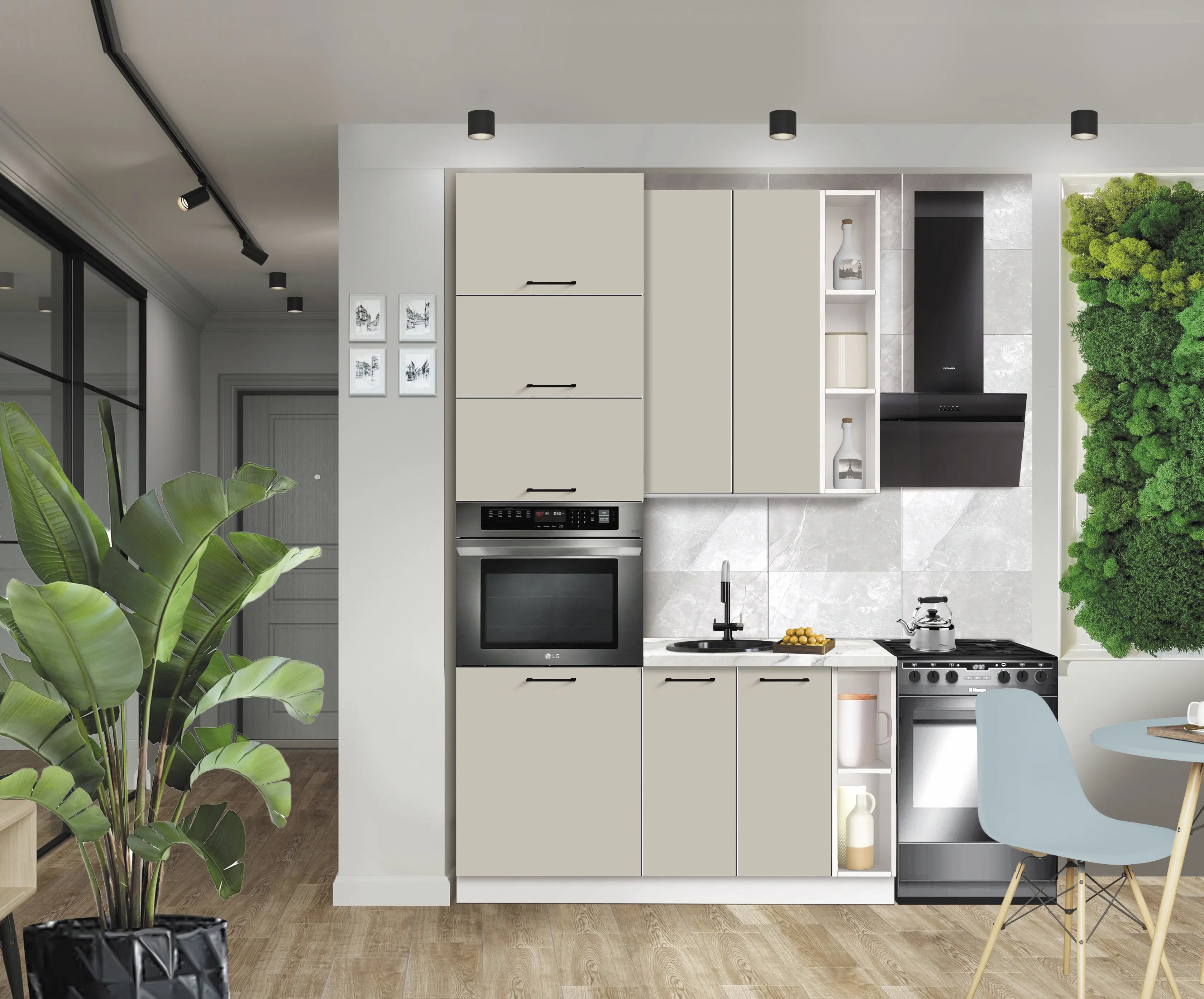 Модульная кухня Modern Bono 6 H110 1.4м