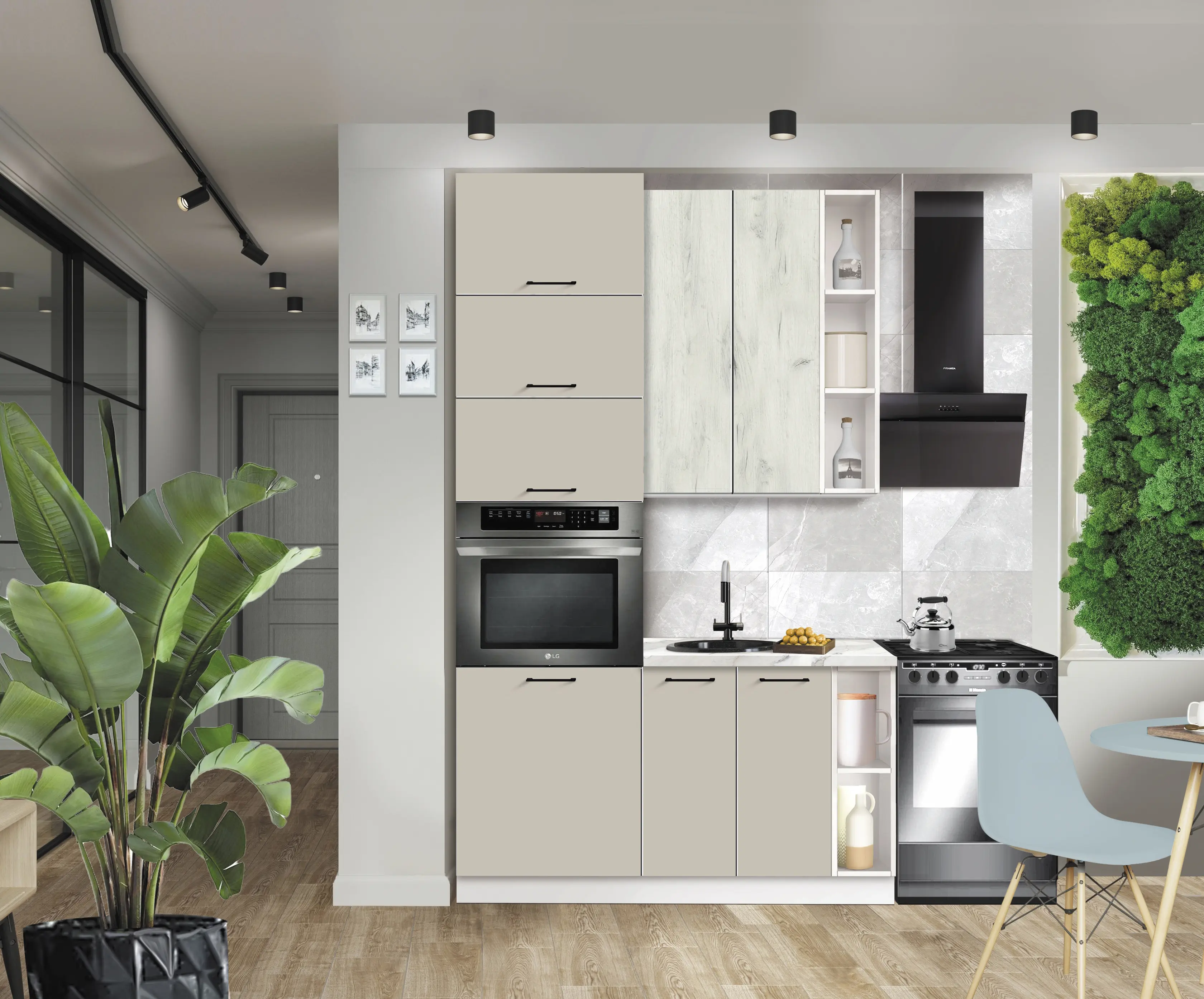 Модульная кухня Modern Bono 6 H110 1.4м