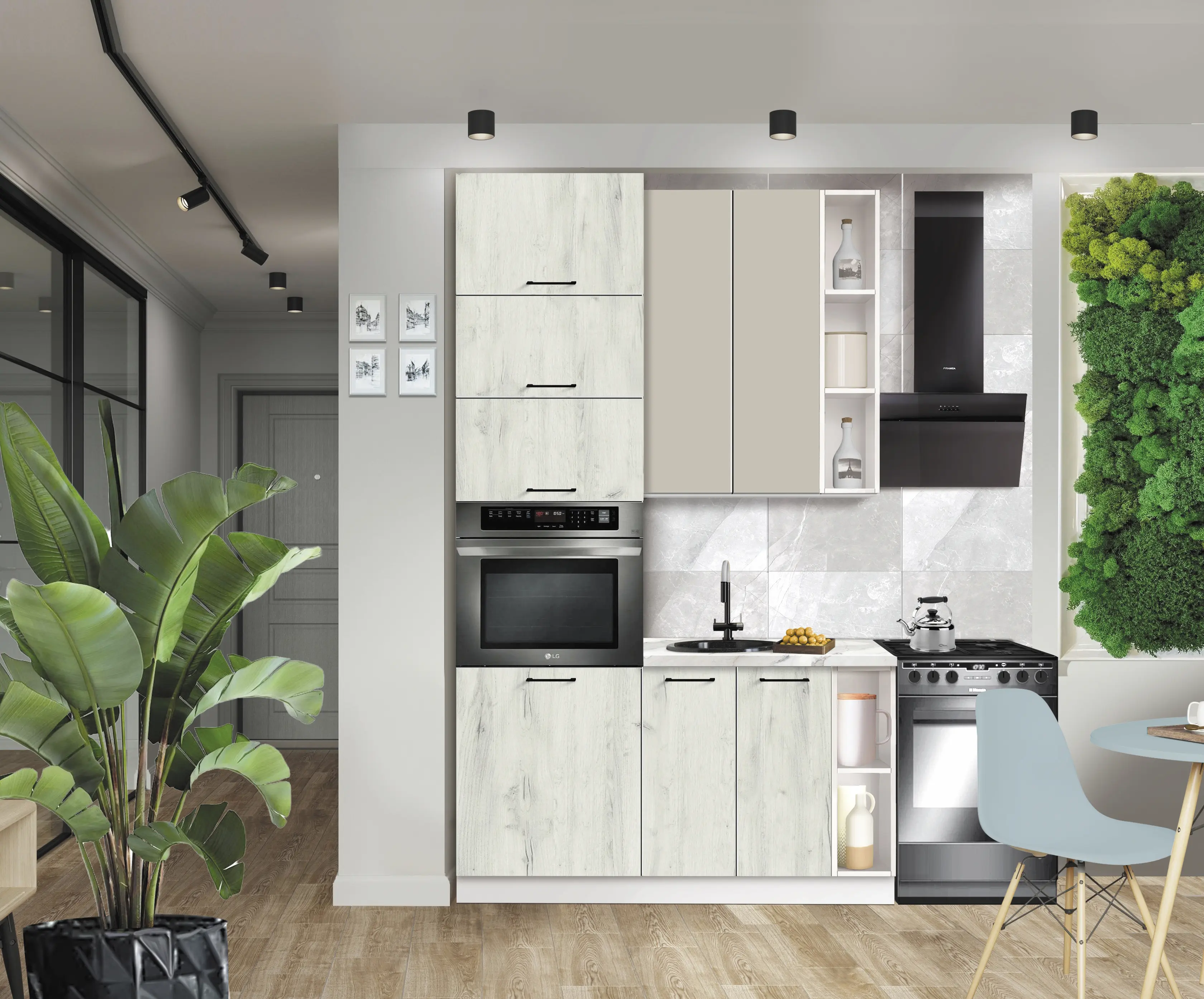 Модульная кухня Modern Bono 6 H110 1.4м