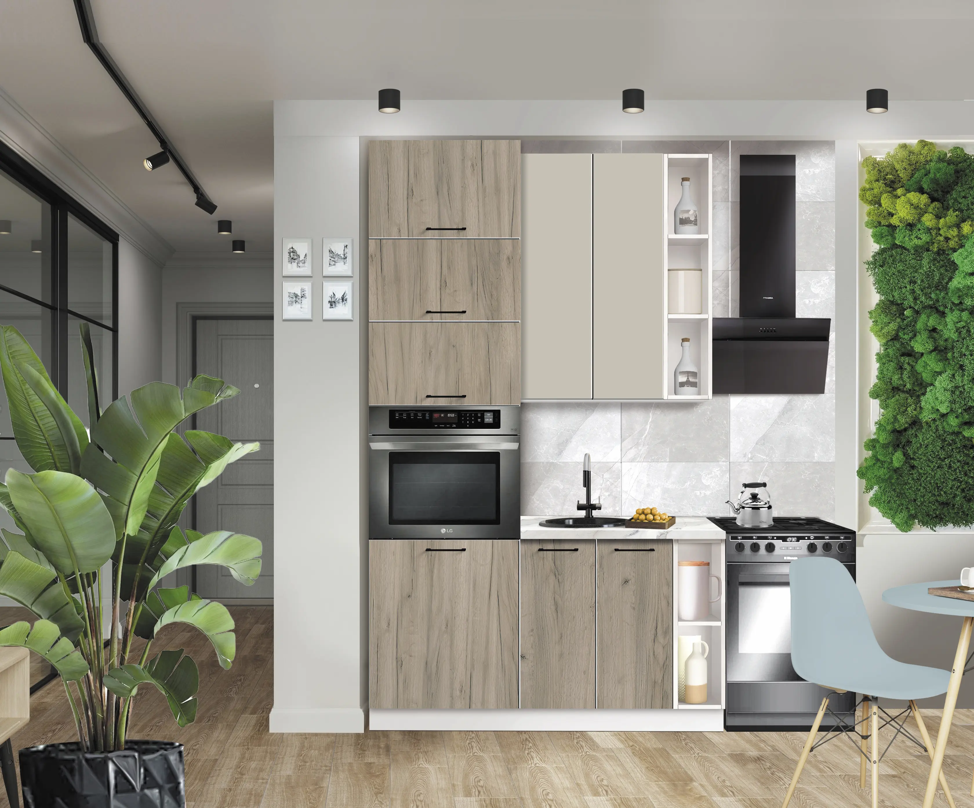 Модульная кухня Modern Bono 6 H110 1.4м