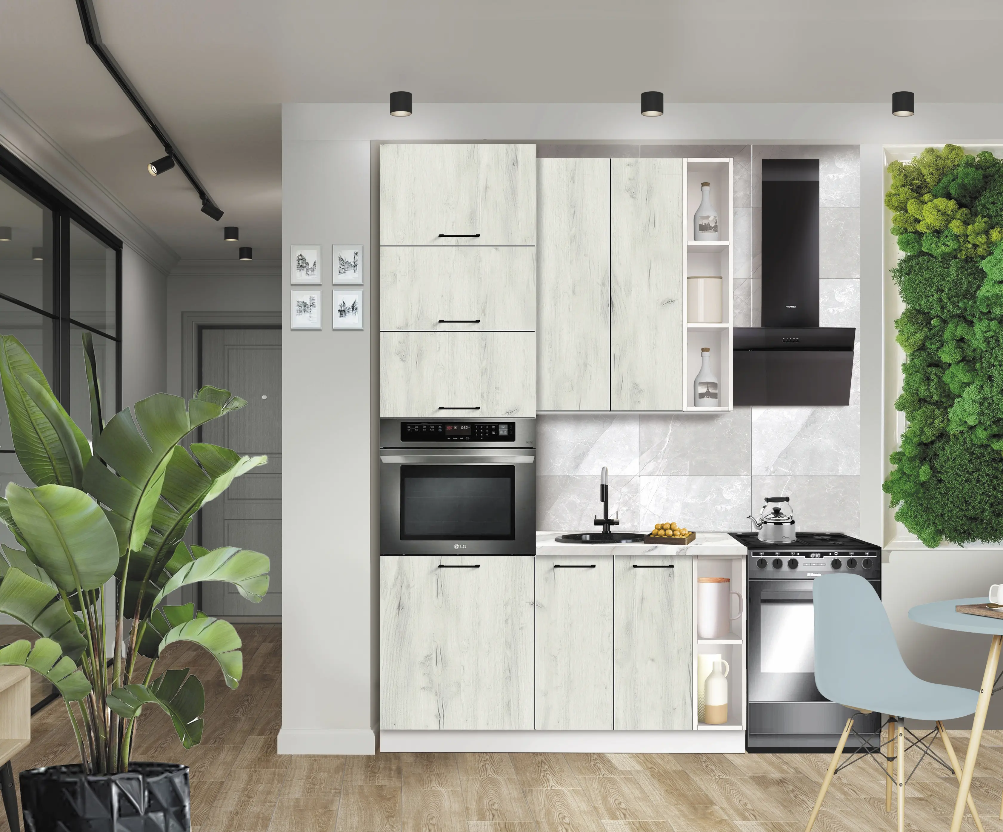 Модульная кухня Modern Bono 6 H110 1.4м