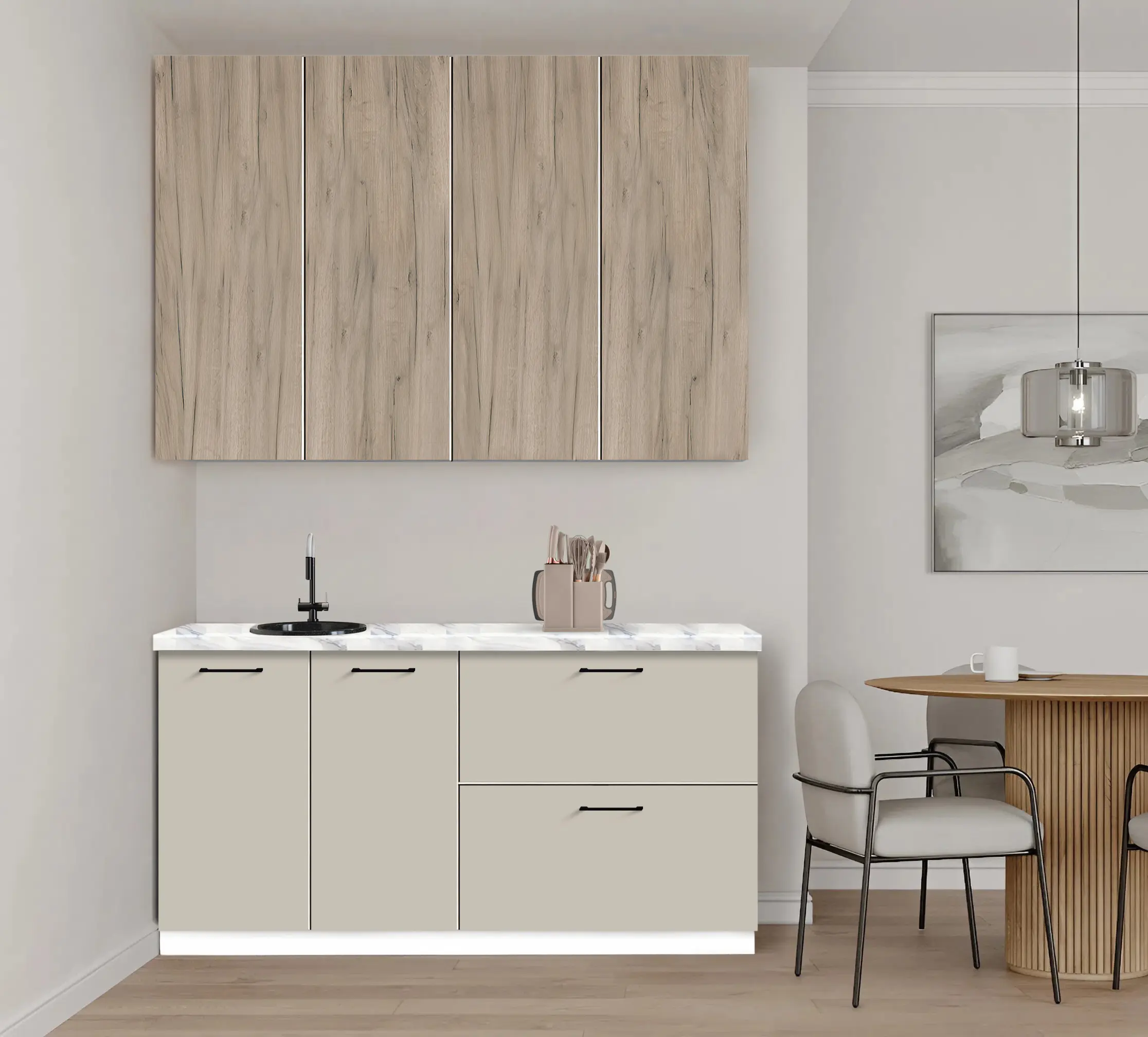 Bucatarie modulara Modern Bono 6 H110 1.6m