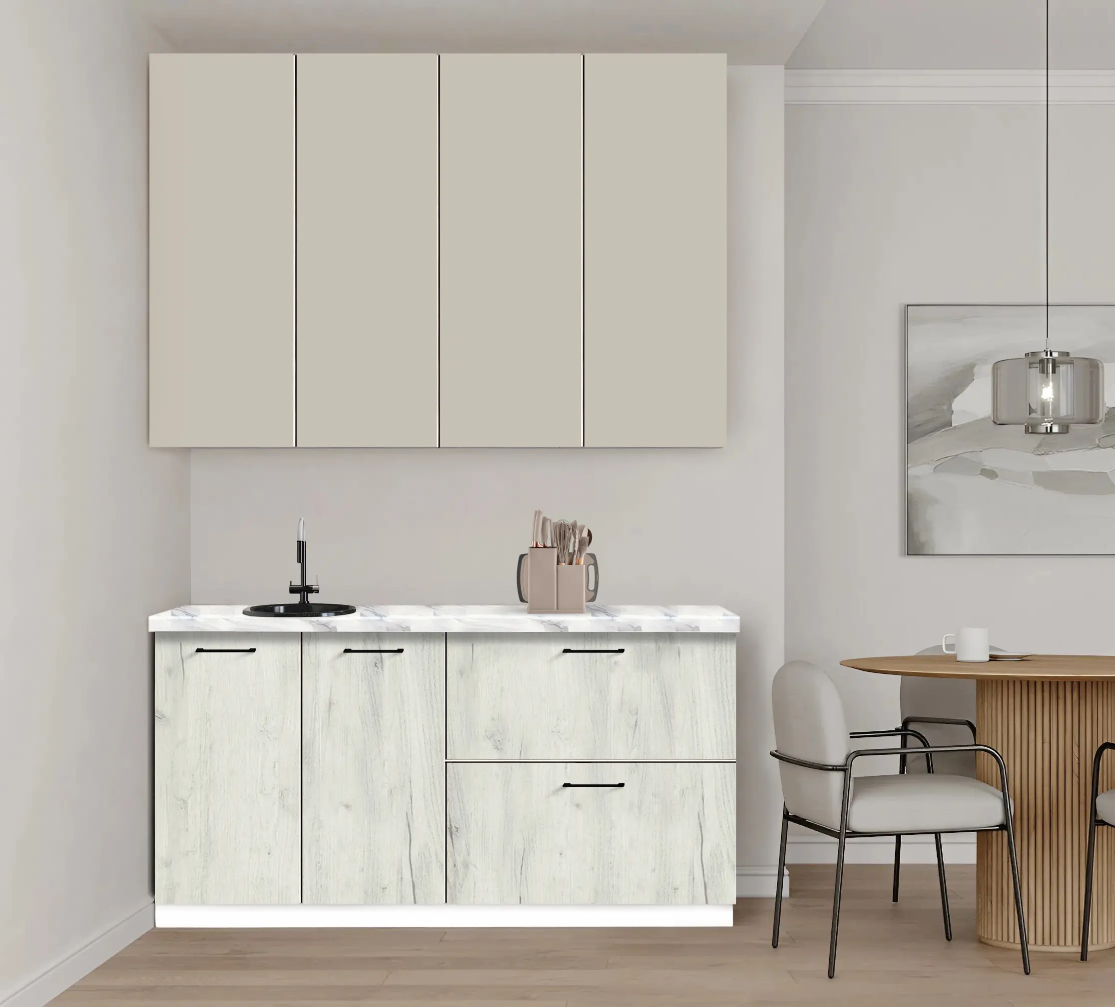 Bucatarie modulara Modern Bono 6 H110 1.6m