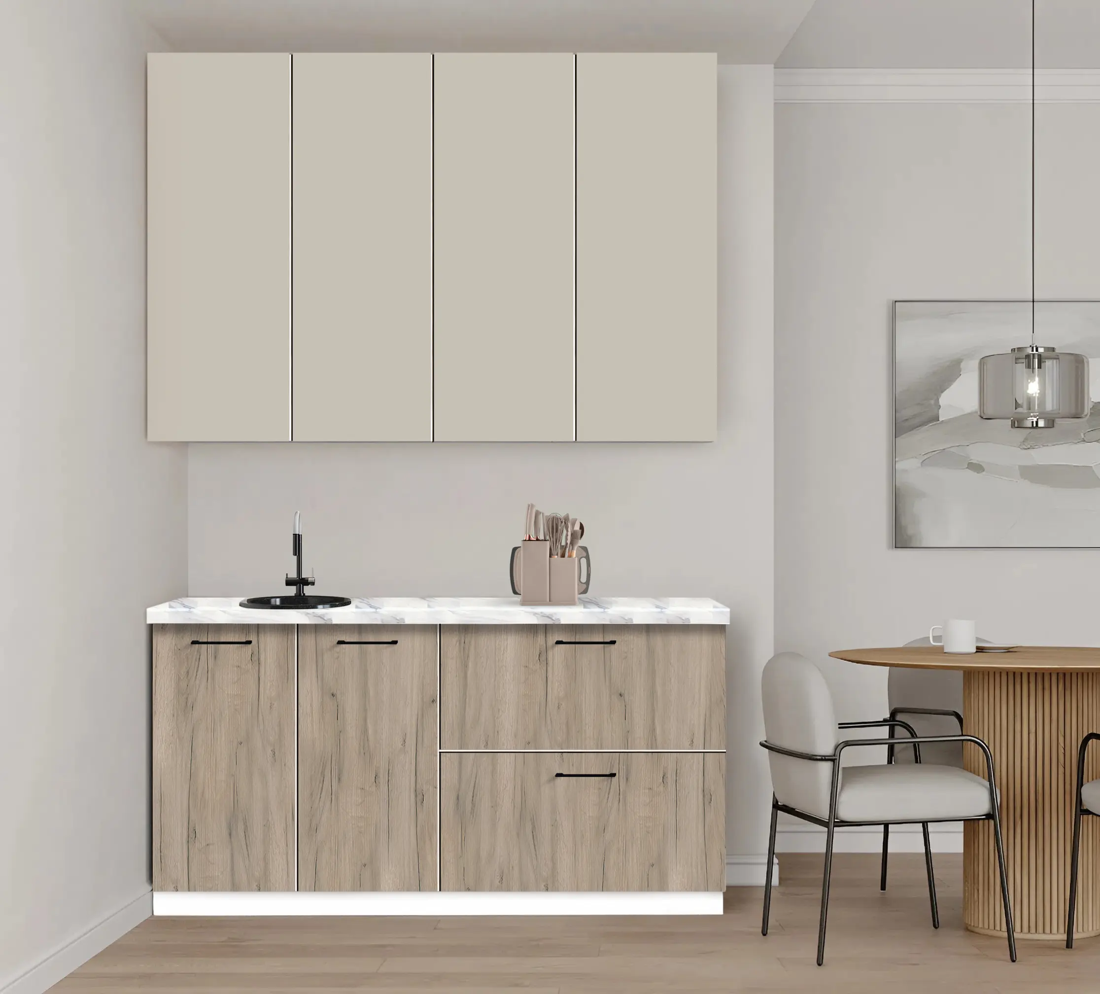 Bucatarie modulara Modern Bono 6 H110 1.6m