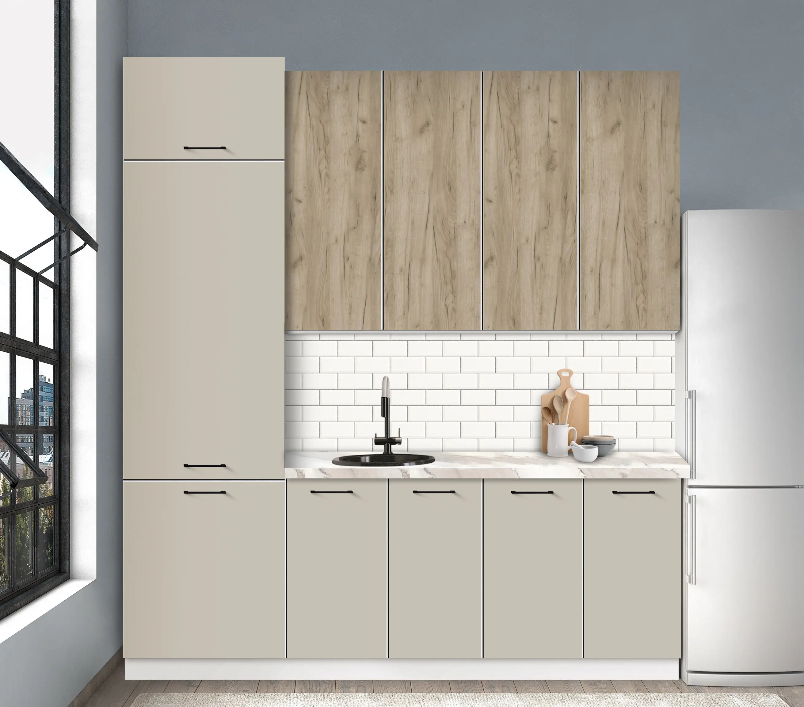 Модульная кухня Modern Bono 6 H110 2.2m