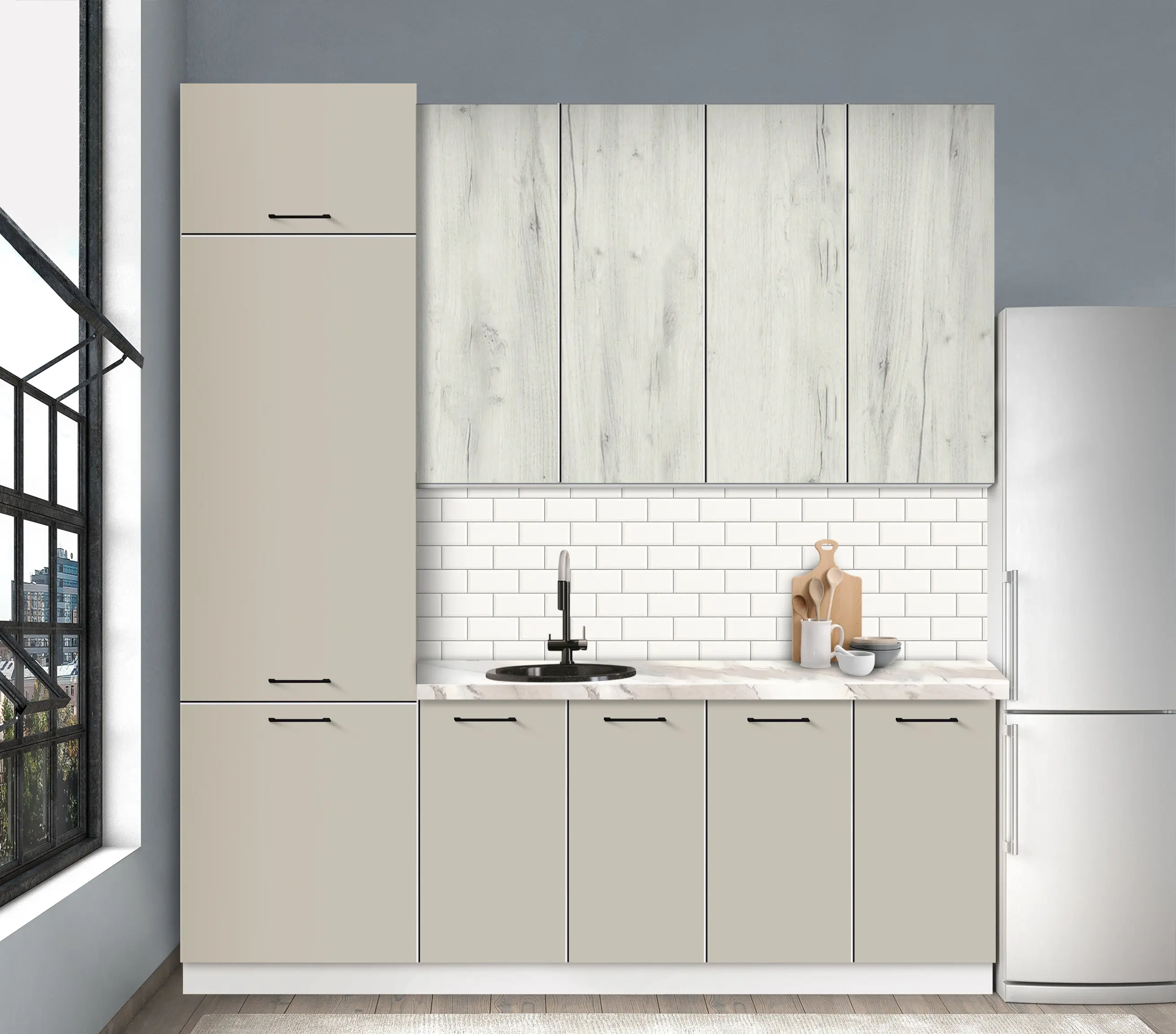 Модульная кухня Modern Bono 6 H110 2.2m