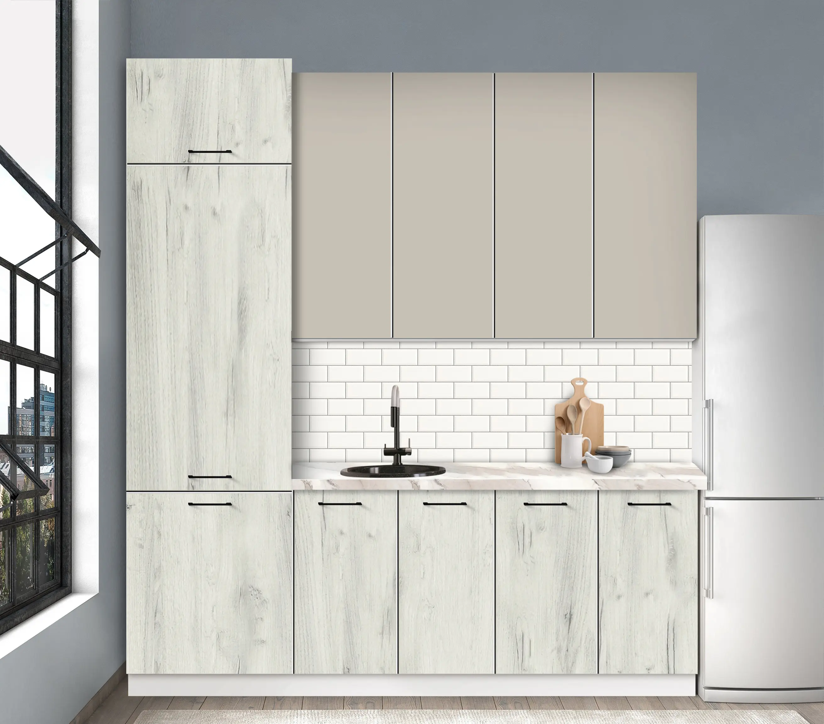 Модульная кухня Modern Bono 6 H110 2.2m