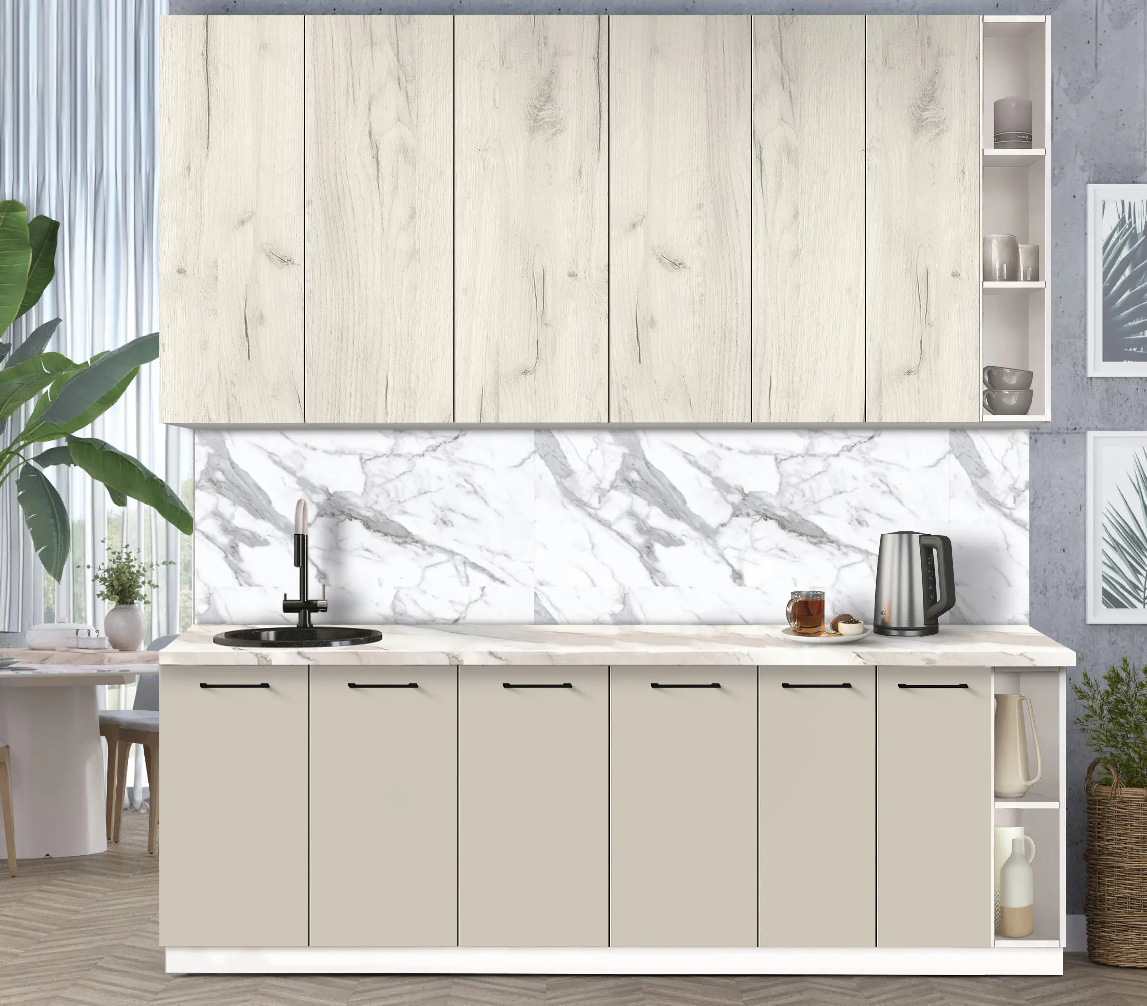 Модульная кухня Modern Bono 6 H110 2.4м