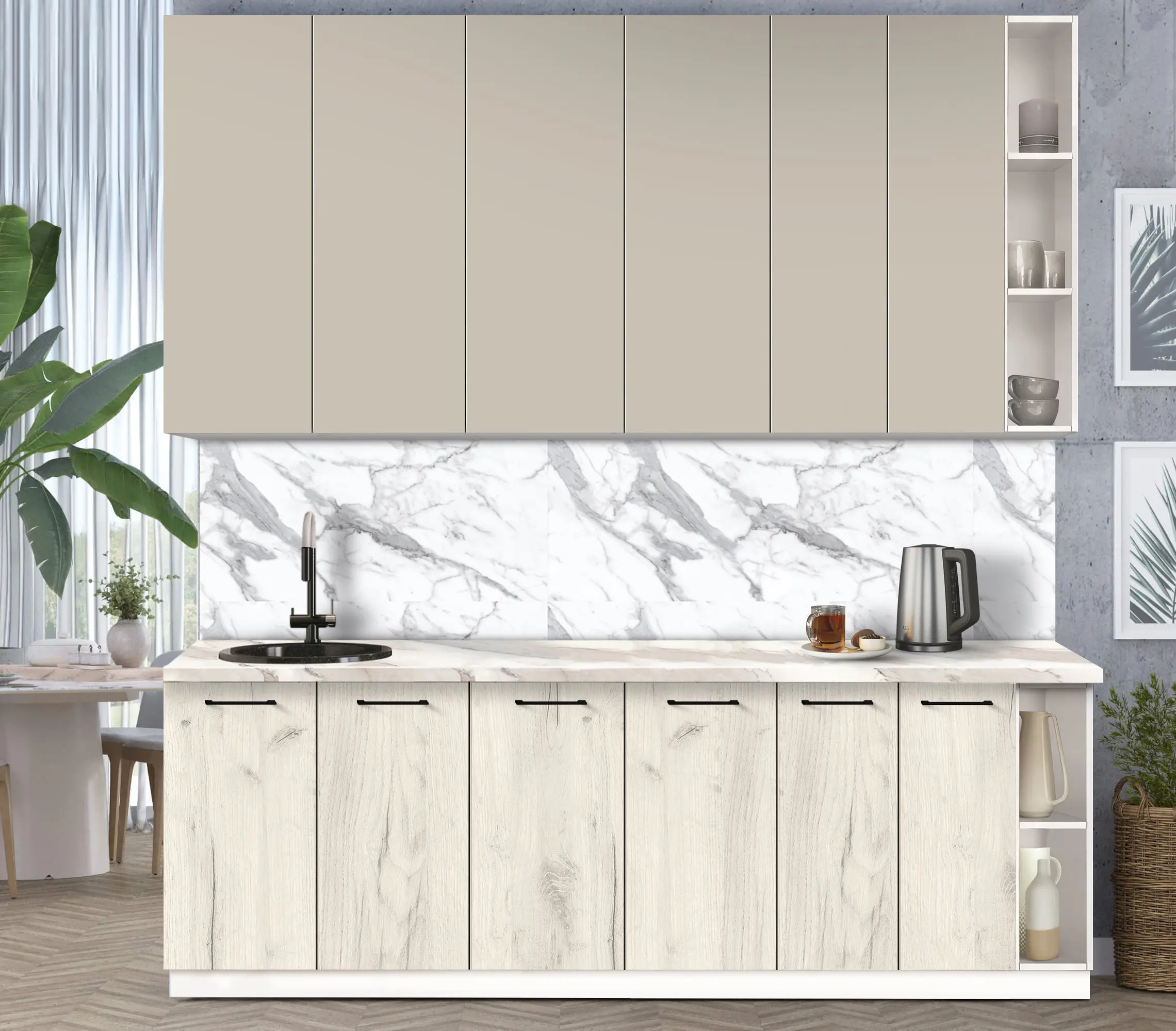 Модульная кухня Modern Bono 6 H110 2.4м