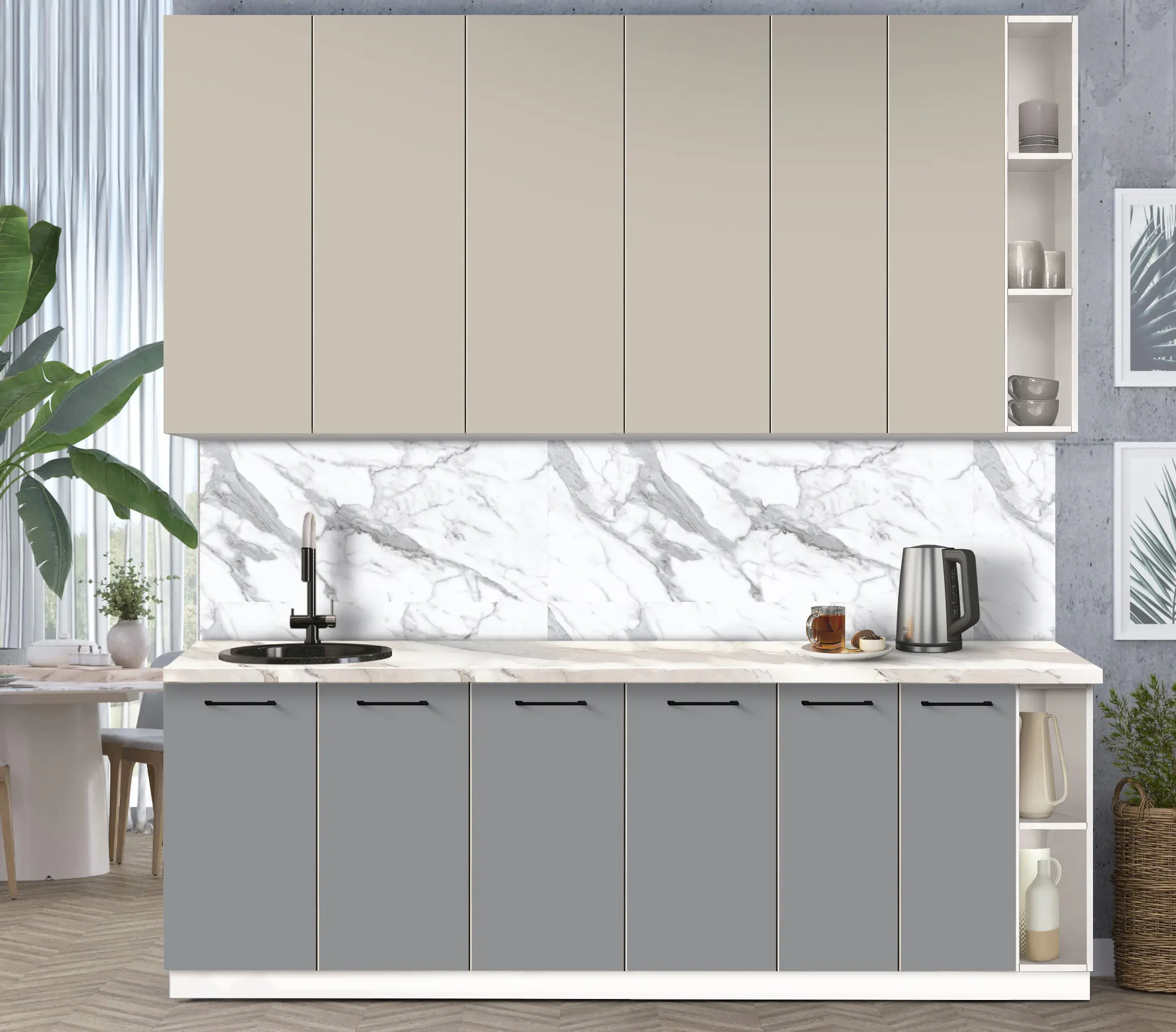 Модульная кухня Modern Bono 6 H110 2.4м