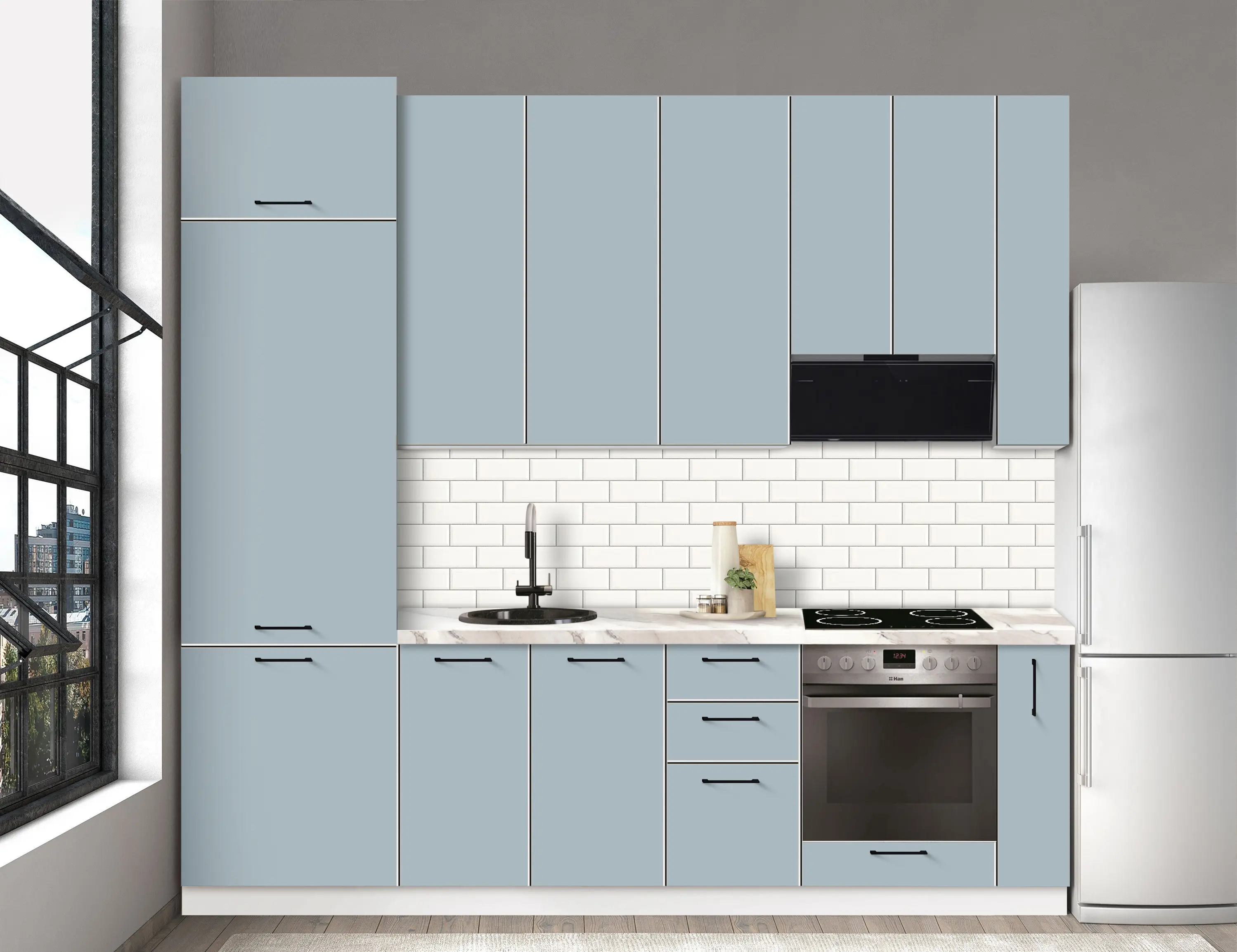 Модульная кухня Modern Bono 6 H110 2.6м