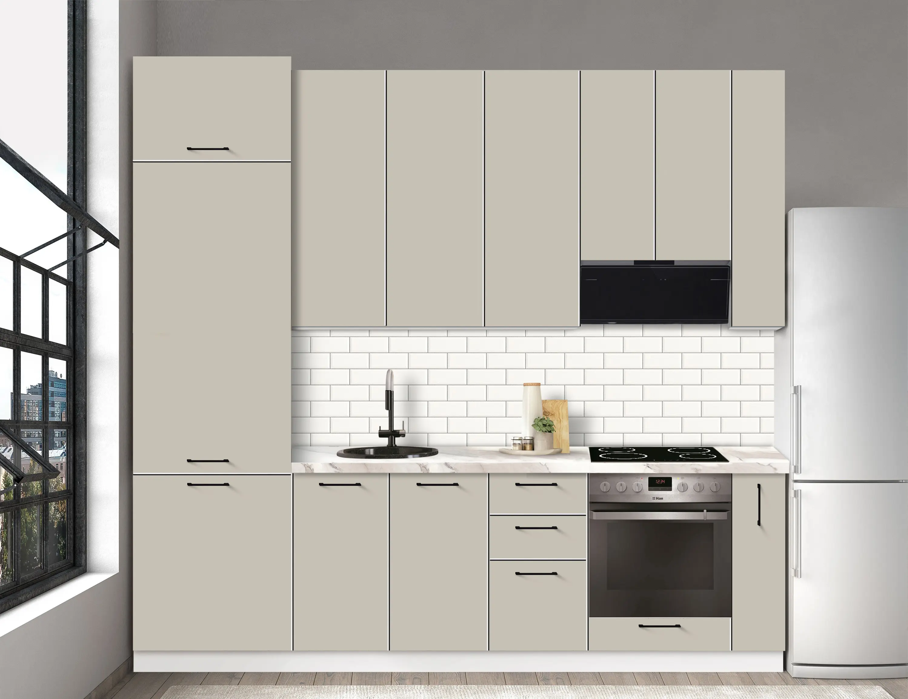 Модульная кухня Modern Bono 6 H110 2.6м