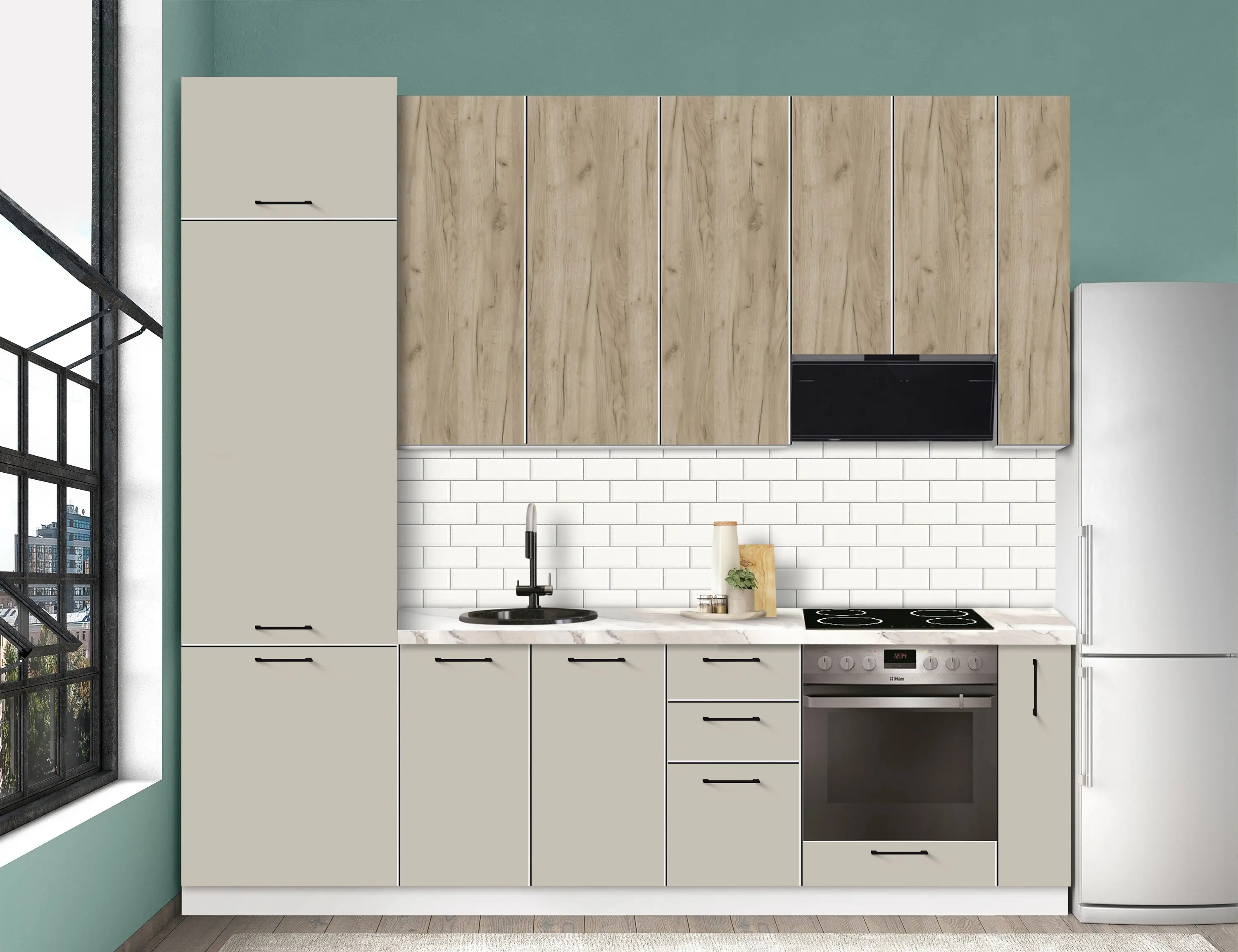 Модульная кухня Modern Bono 6 H110 2.6м