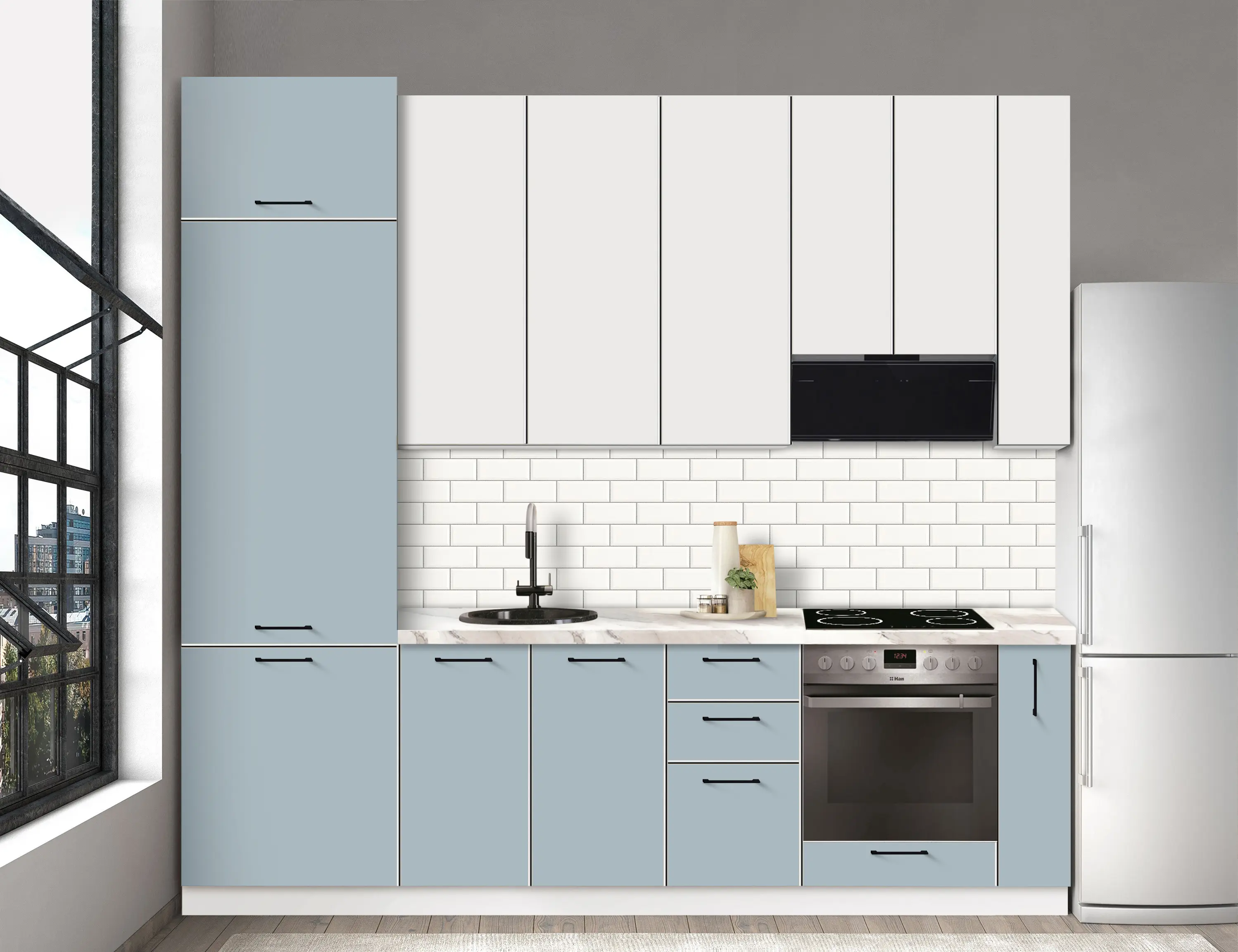 Модульная кухня Modern Bono 6 H110 2.6м