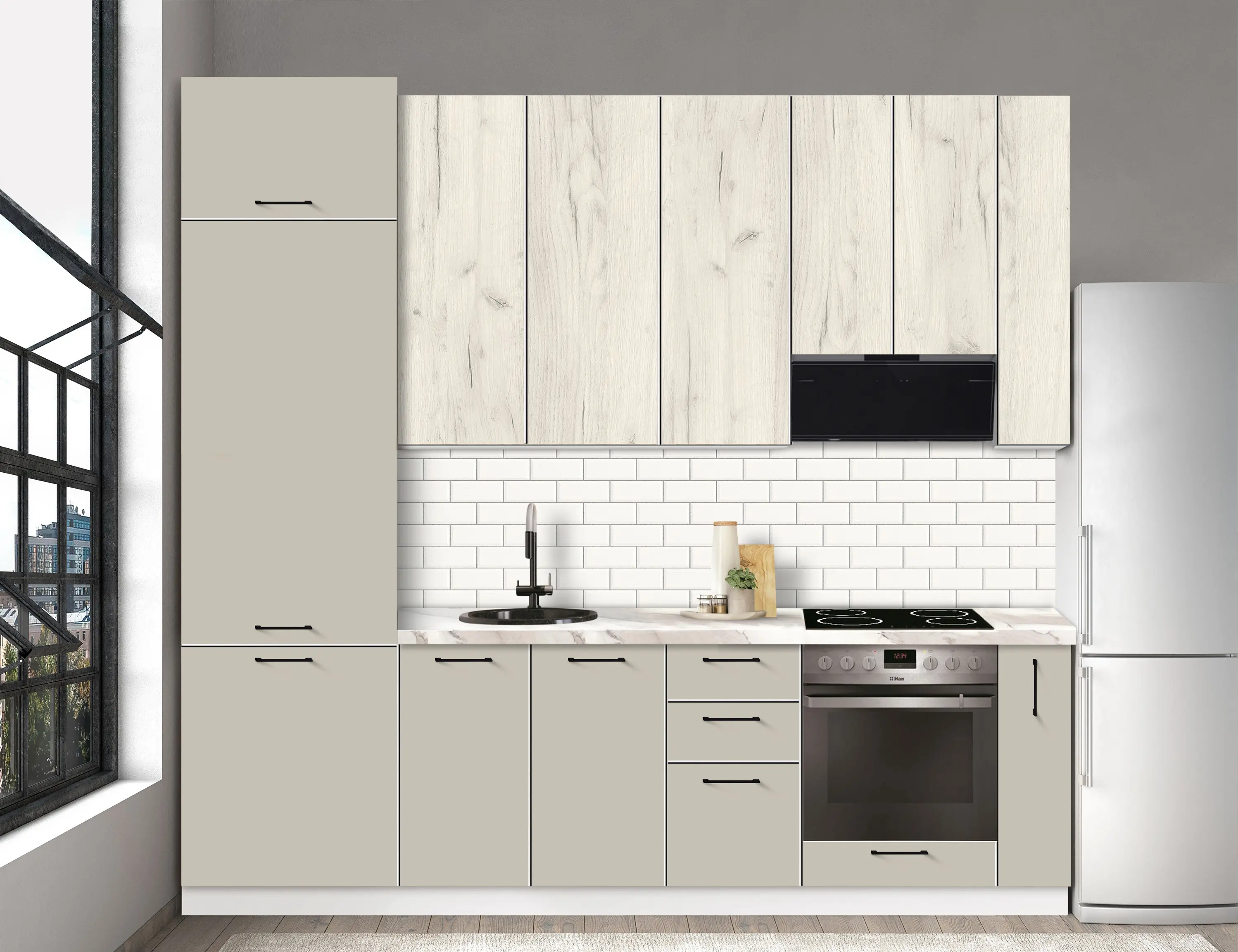 Модульная кухня Modern Bono 6 H110 2.6м