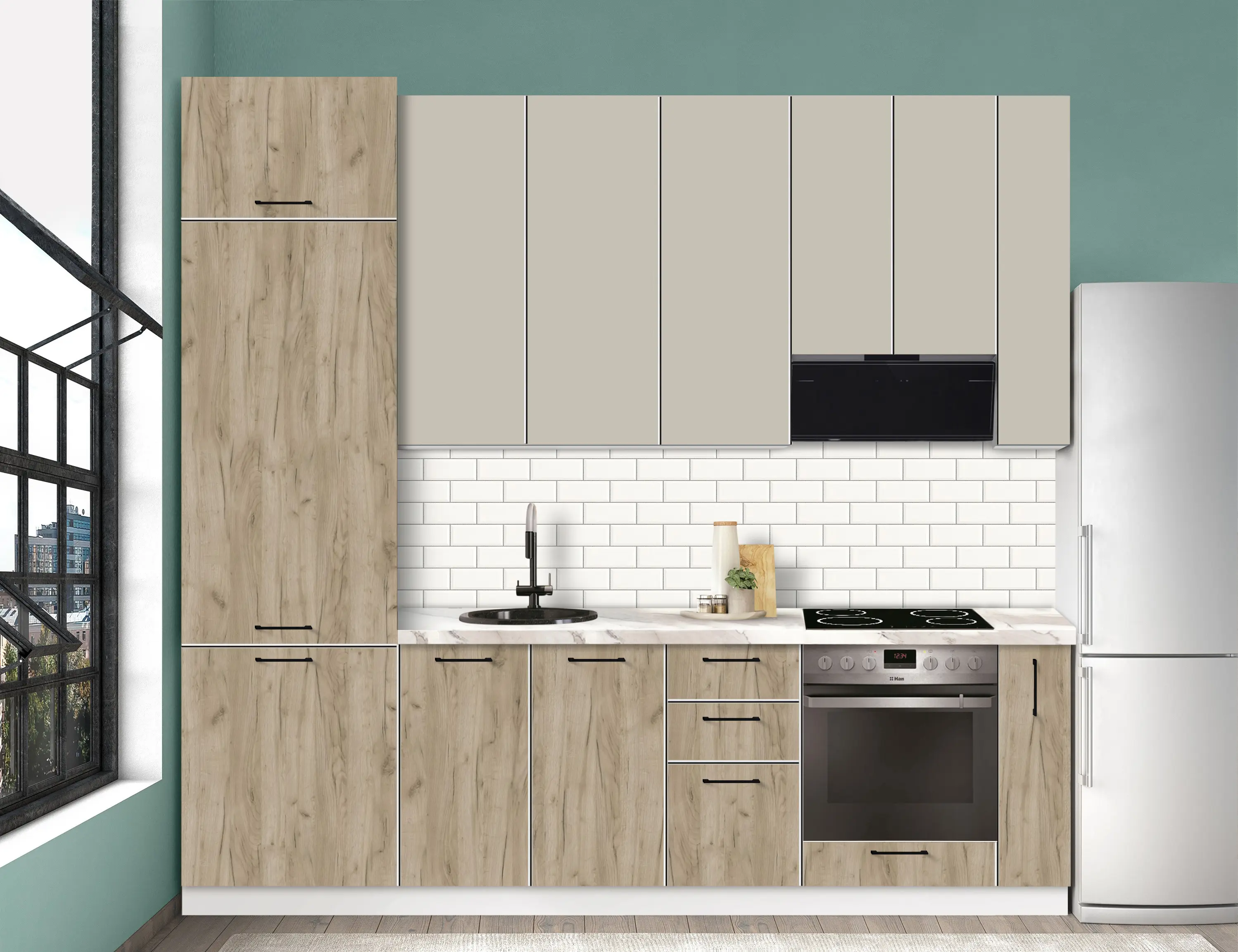 Модульная кухня Modern Bono 6 H110 2.6м