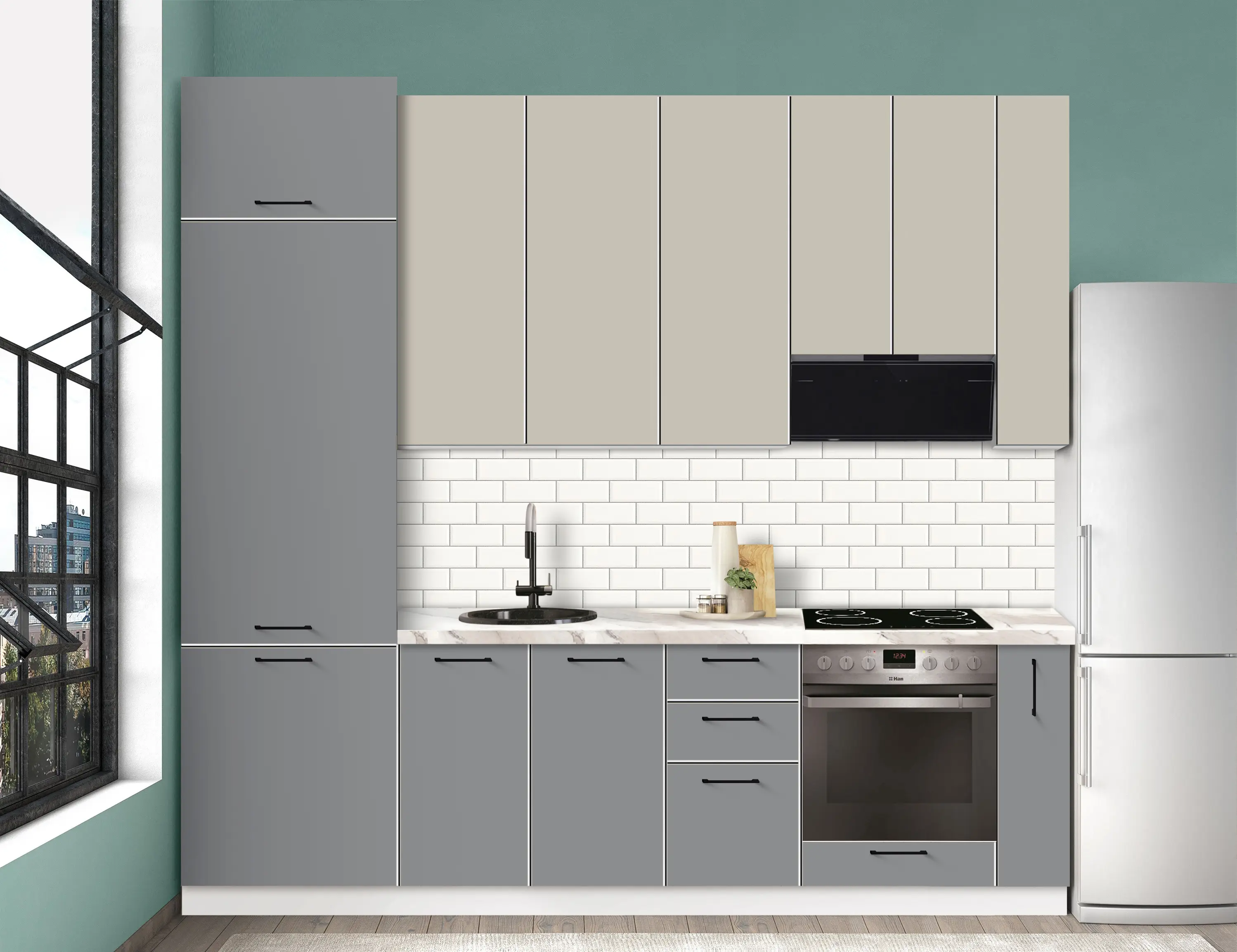 Модульная кухня Modern Bono 6 H110 2.6м