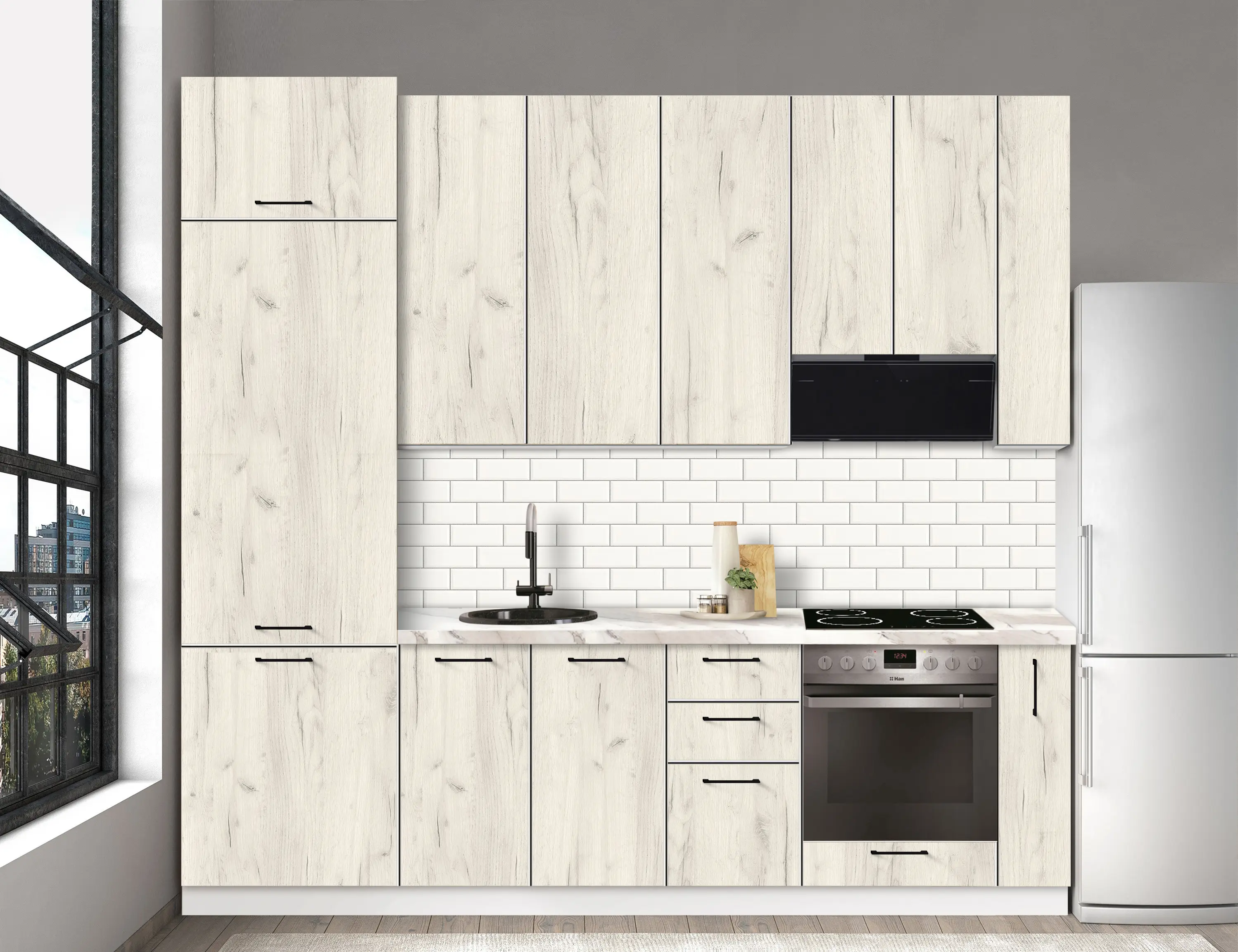 Модульная кухня Modern Bono 6 H110 2.6м