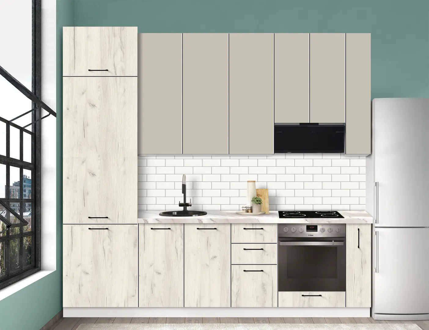 Модульная кухня Modern Bono 6 H110 2.6м